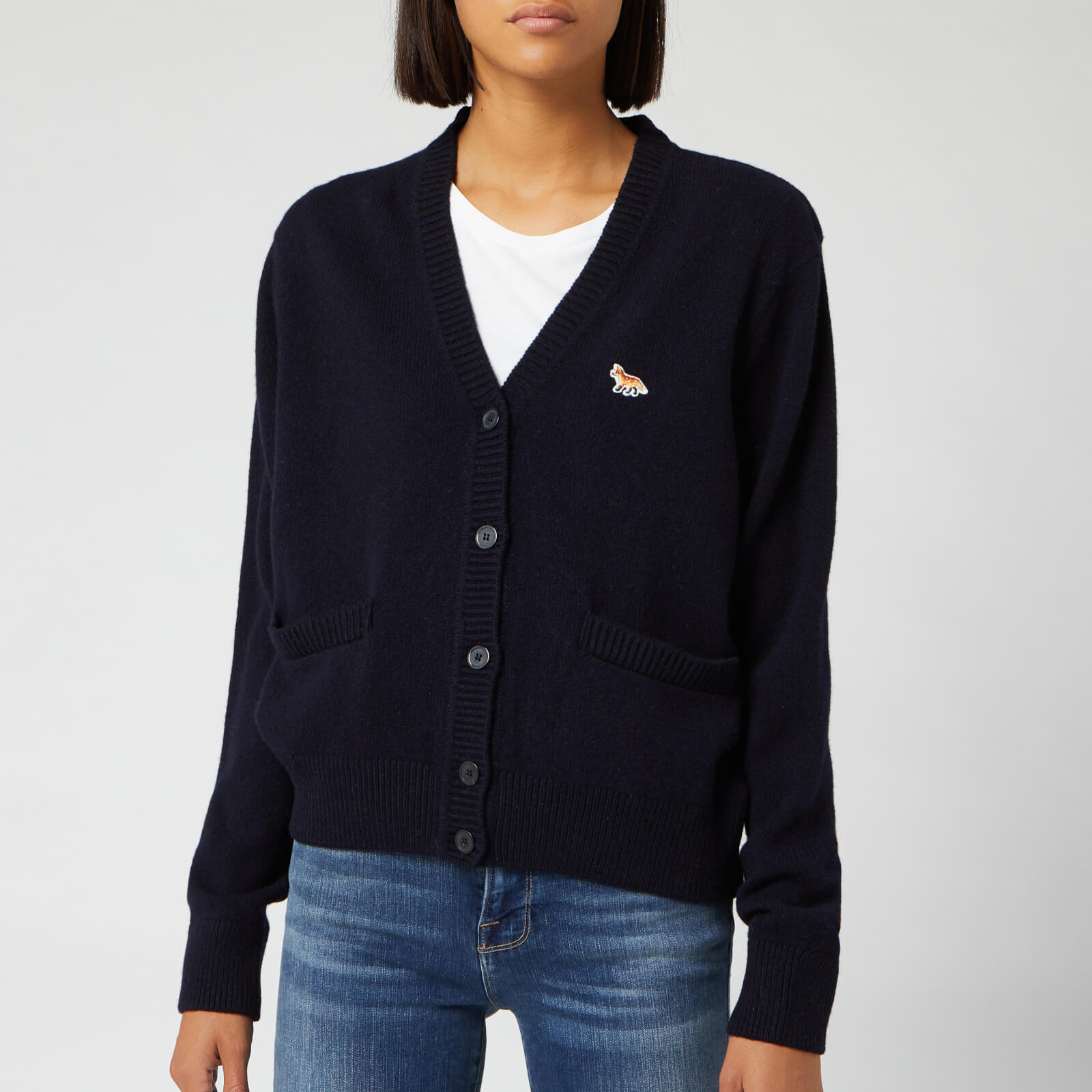 maison kitsune cardigan women