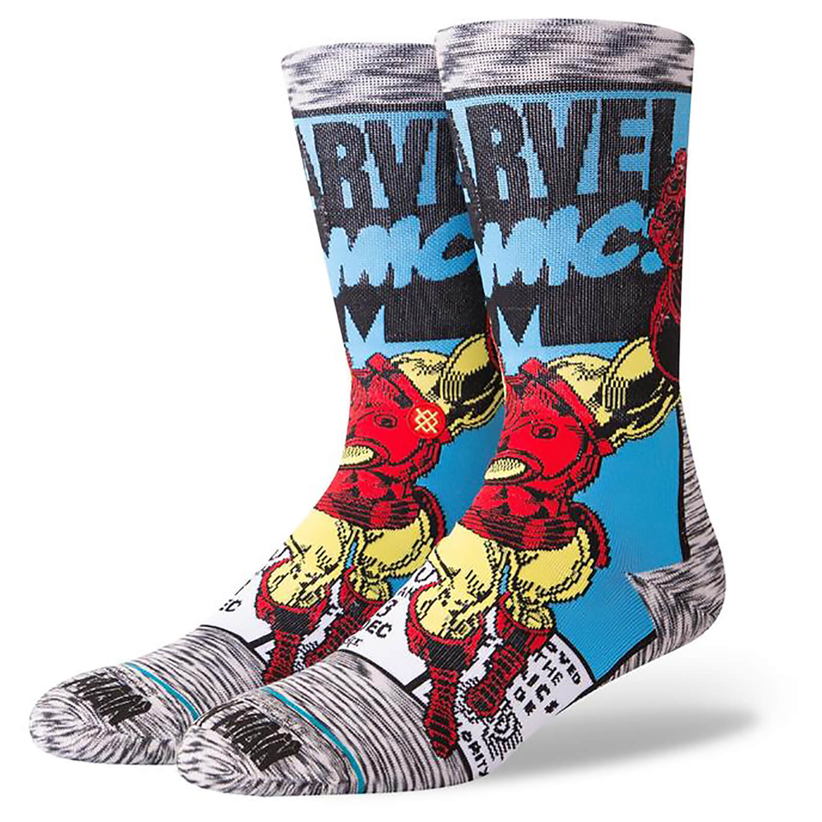 Stance Marvel Iron Man Comic Socks - L