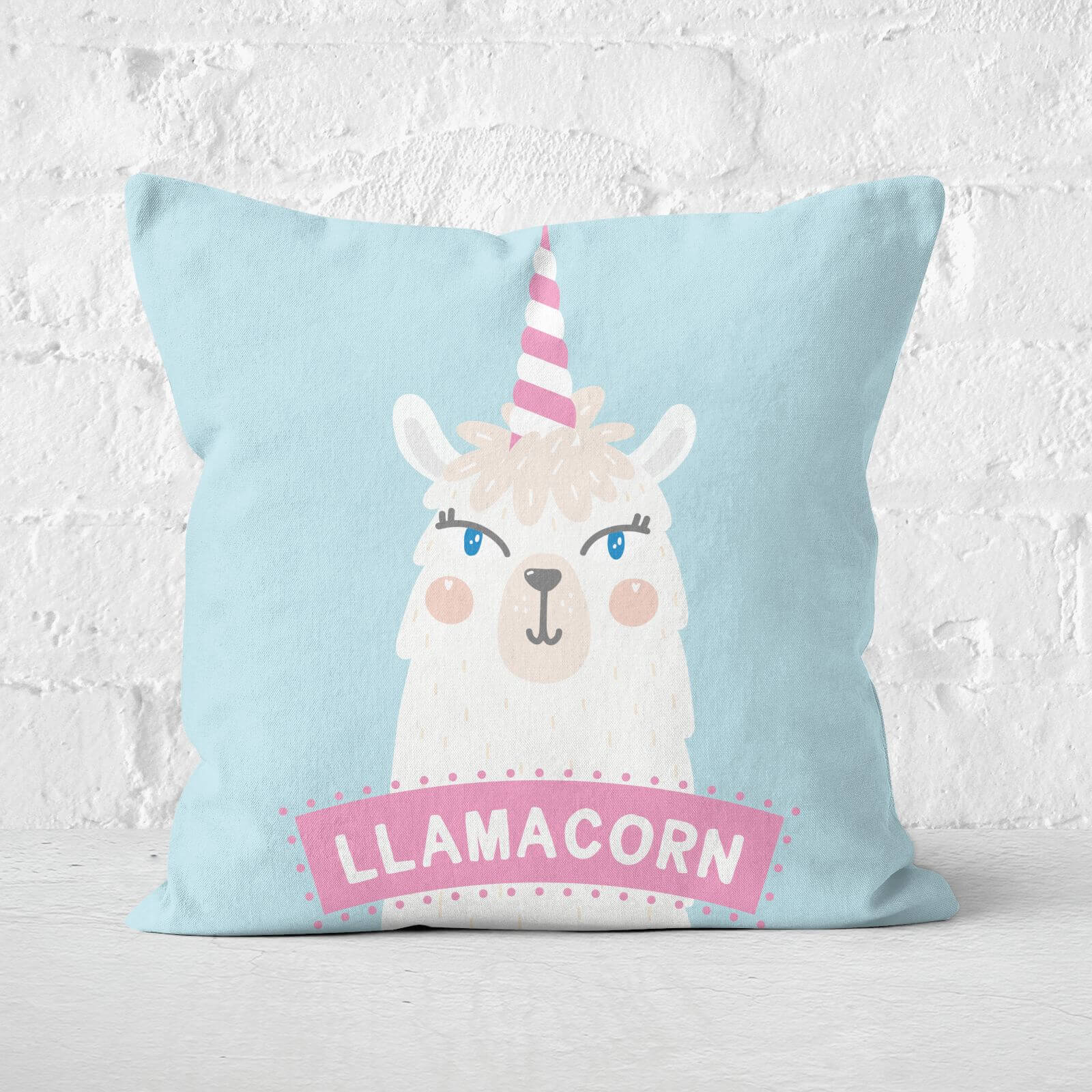 Llamacorn Square Cushion - 60x60cm - Soft Touch