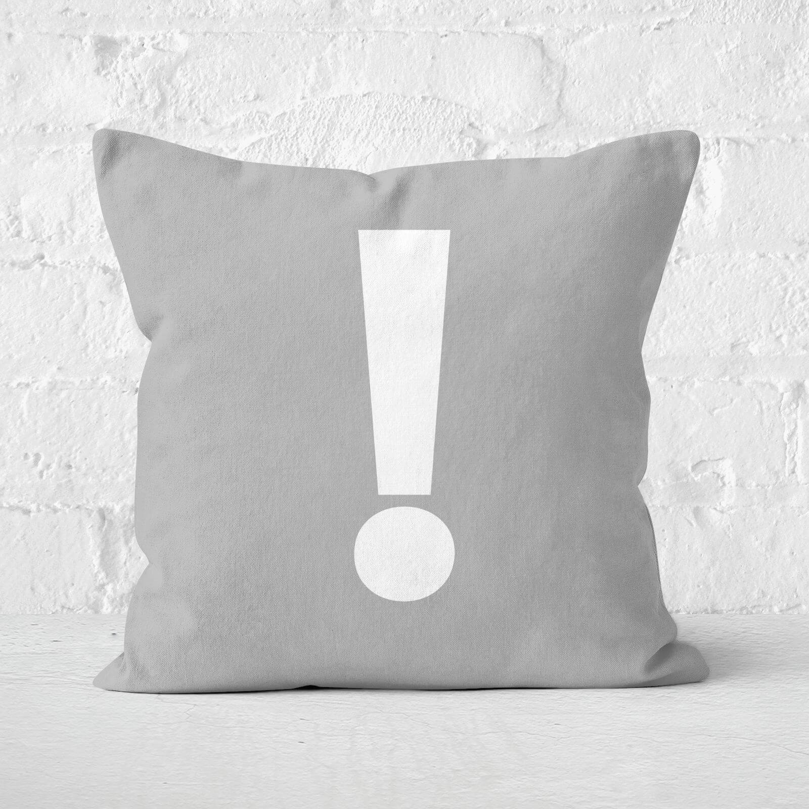 Symbol ! Square Cushion - 60x60cm - Soft Touch