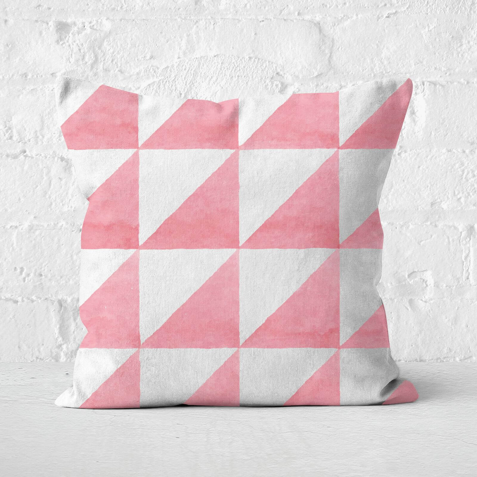 Aztec Triangles Square Cushion - 60x60cm - Soft Touch