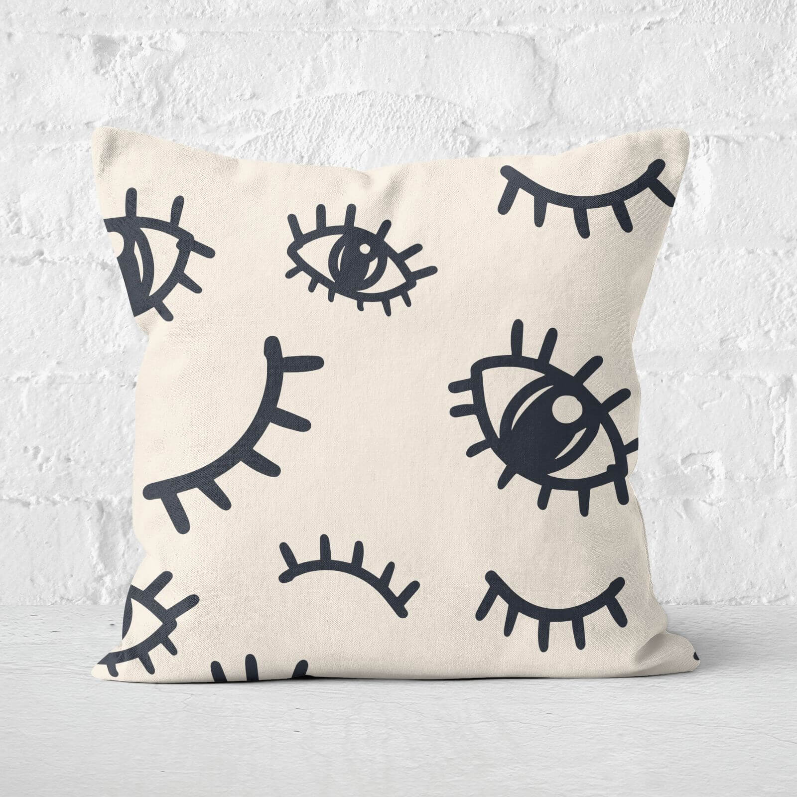 Eye Eye Square Cushion - 60x60cm - Soft Touch