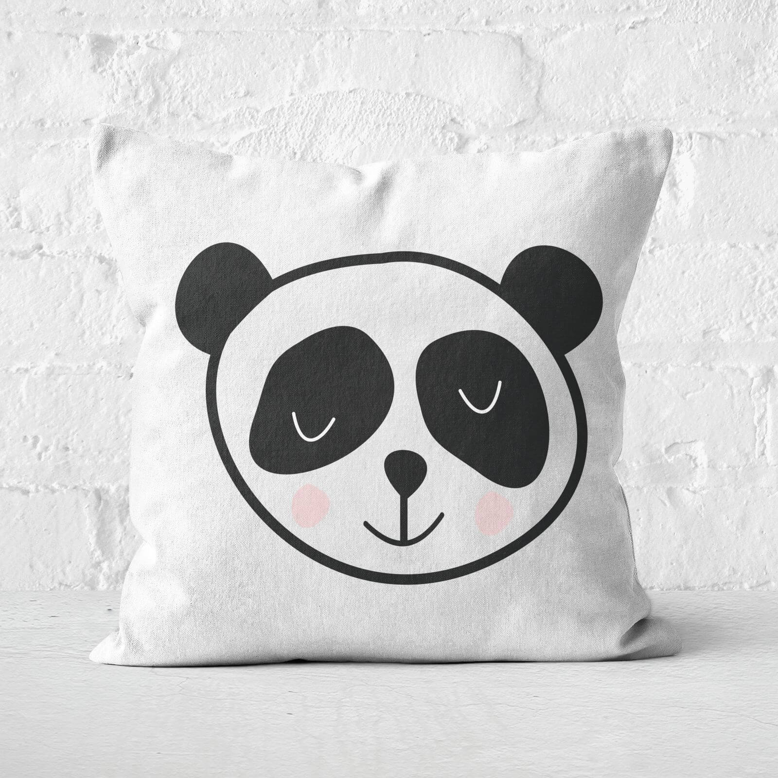 Panda Square Cushion - 60x60cm - Soft Touch