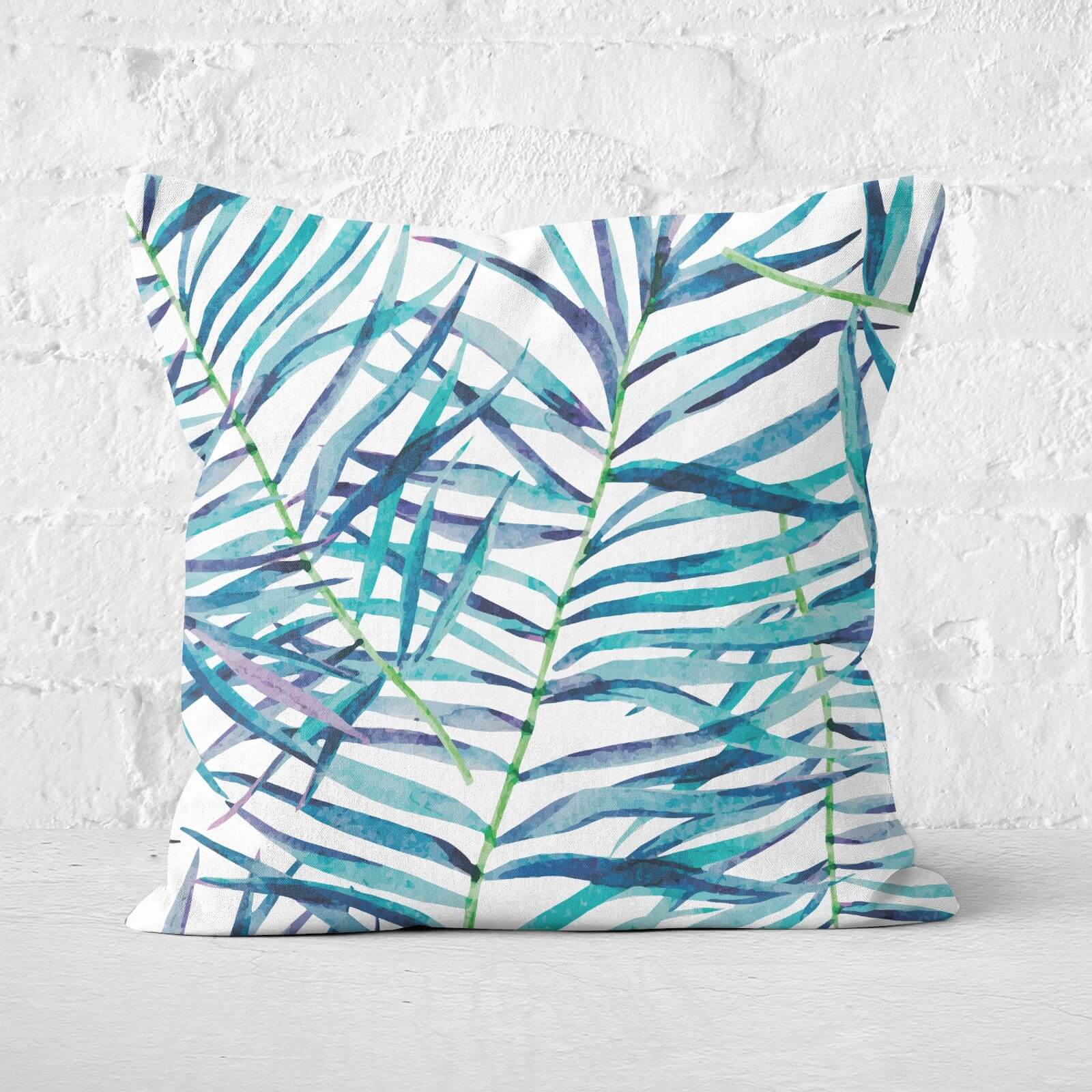 Botanical Pattern Square Cushion - 60x60cm - Soft Touch