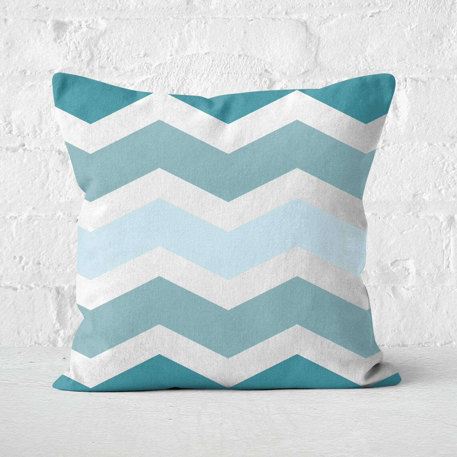 Zig Zags Square Cushion - 60x60cm - Soft Touch