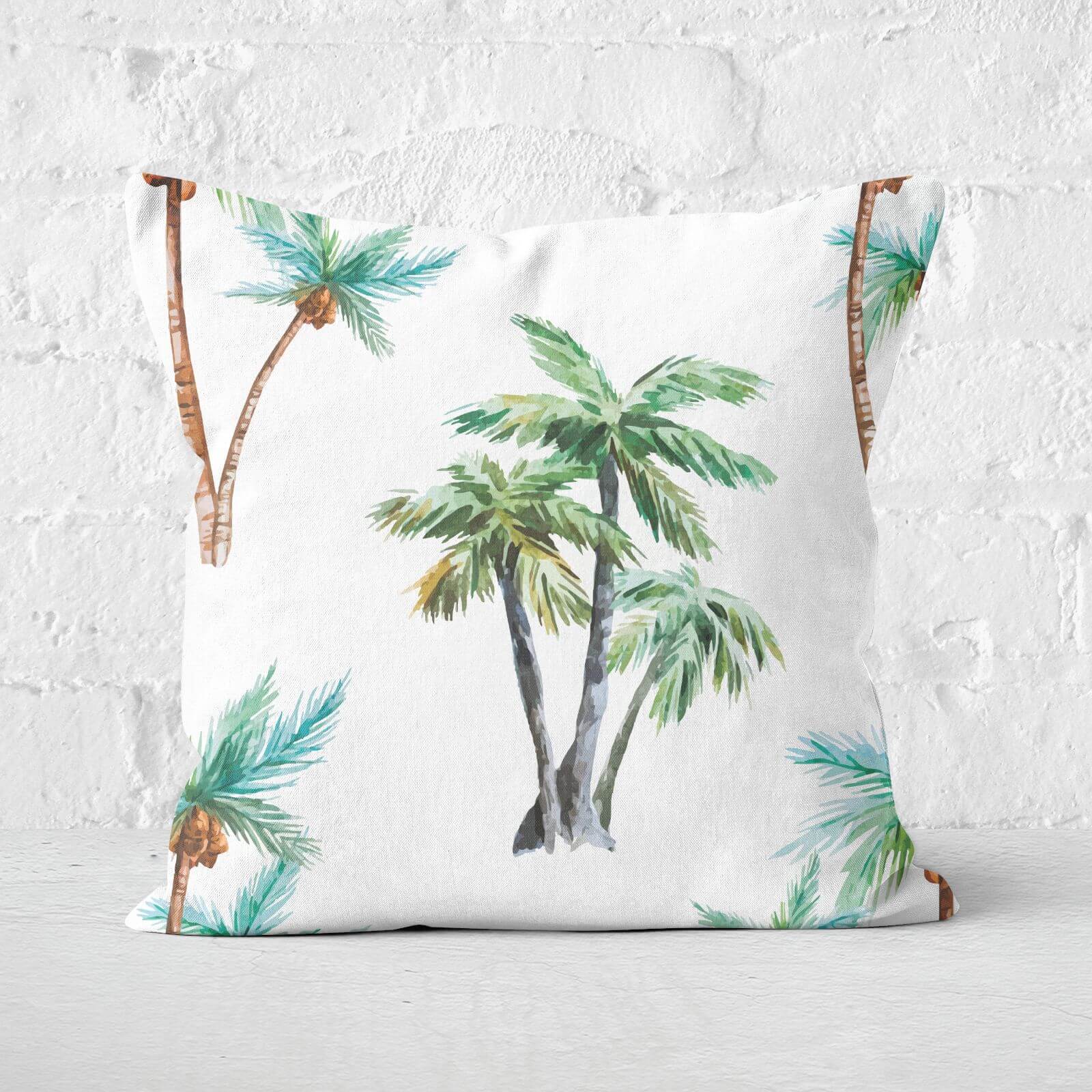 Palm Tree Square Cushion - 40x40cm - Soft Touch