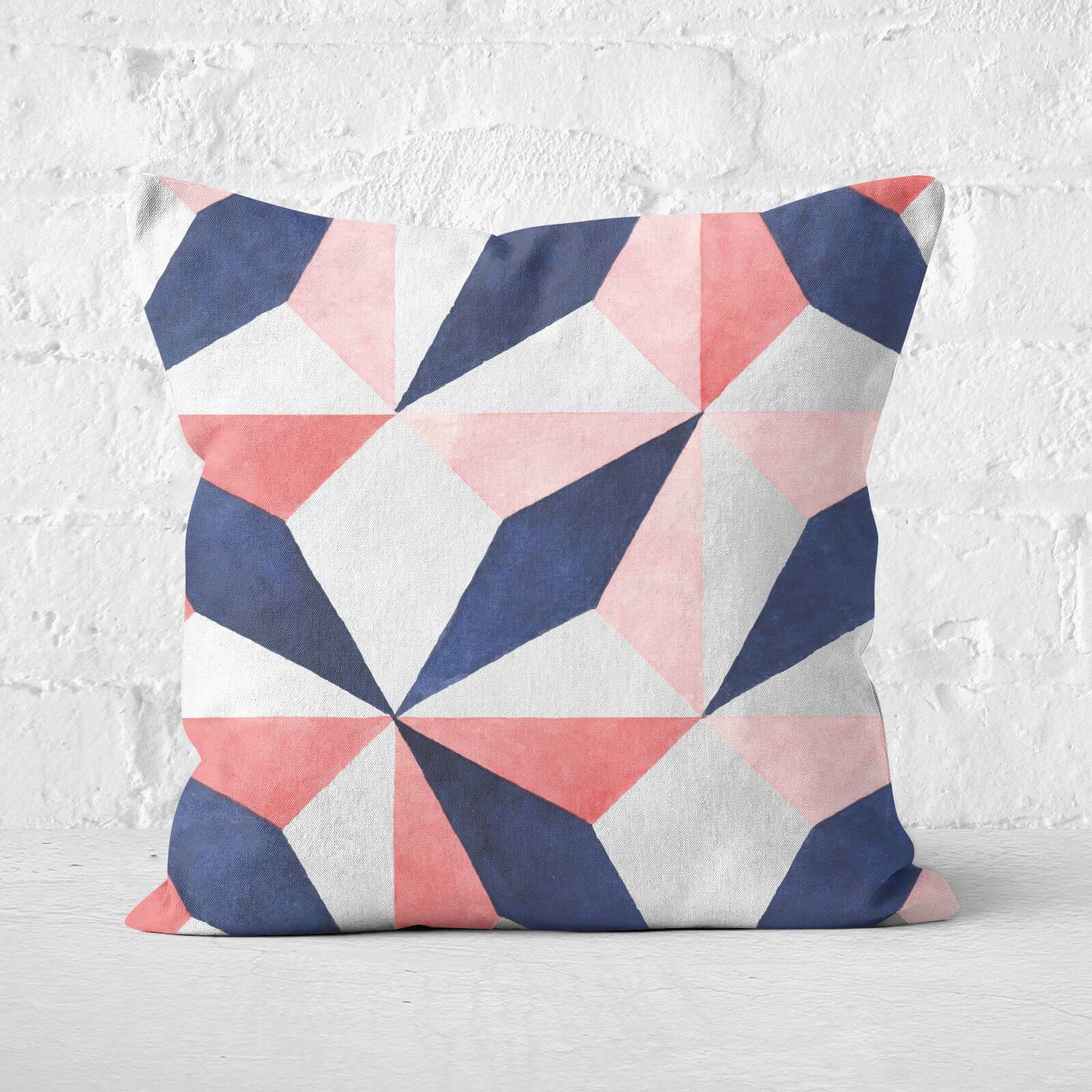 Aztec Diamonds Square Cushion - 60x60cm - Soft Touch