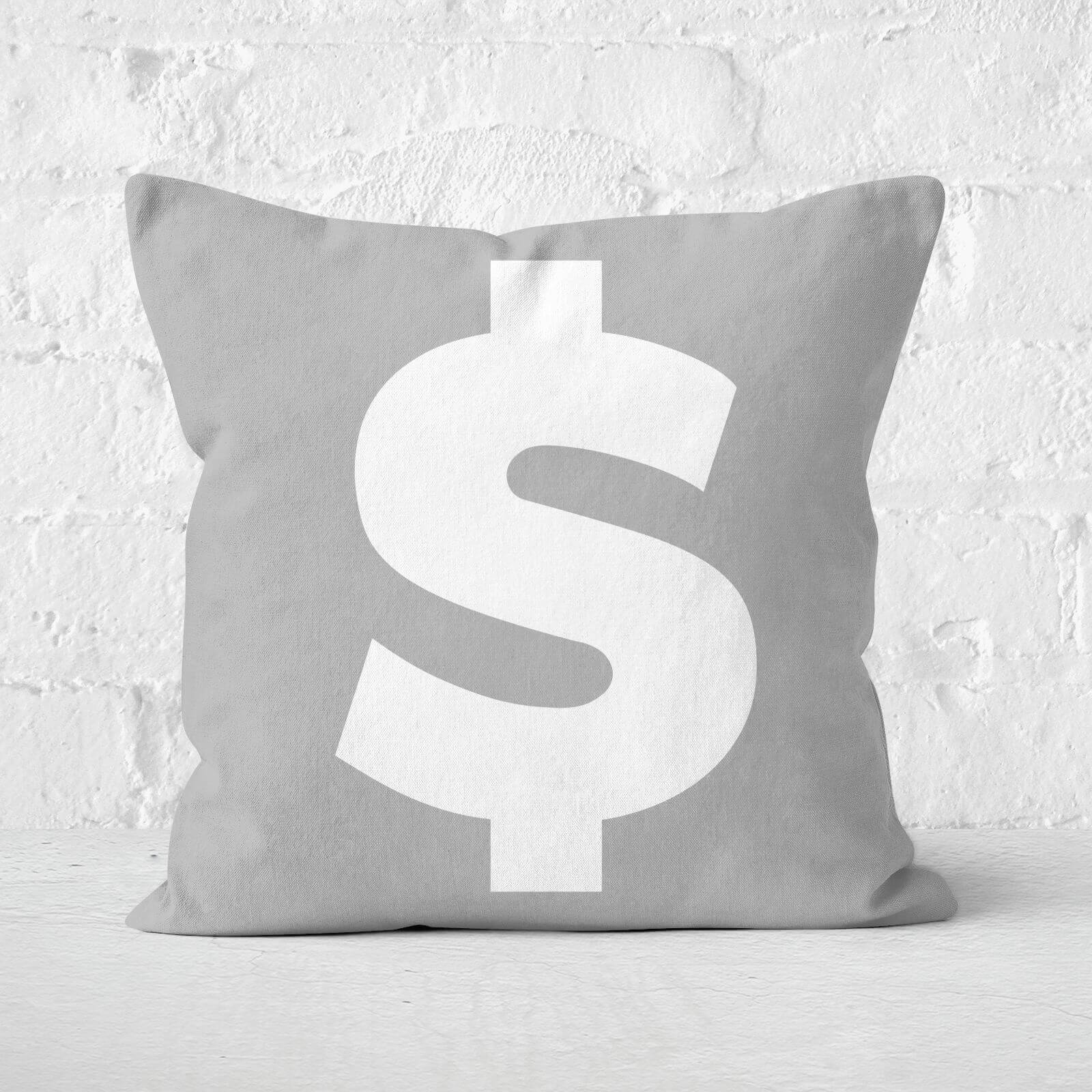 Symbol $ Square Cushion - 60x60cm - Soft Touch
