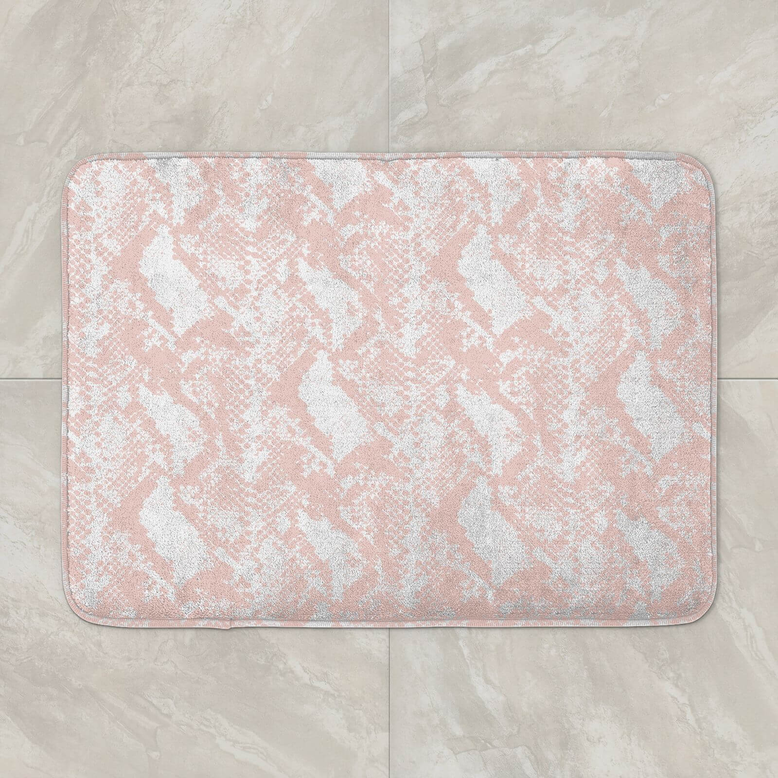 Snake Print Bath Mat