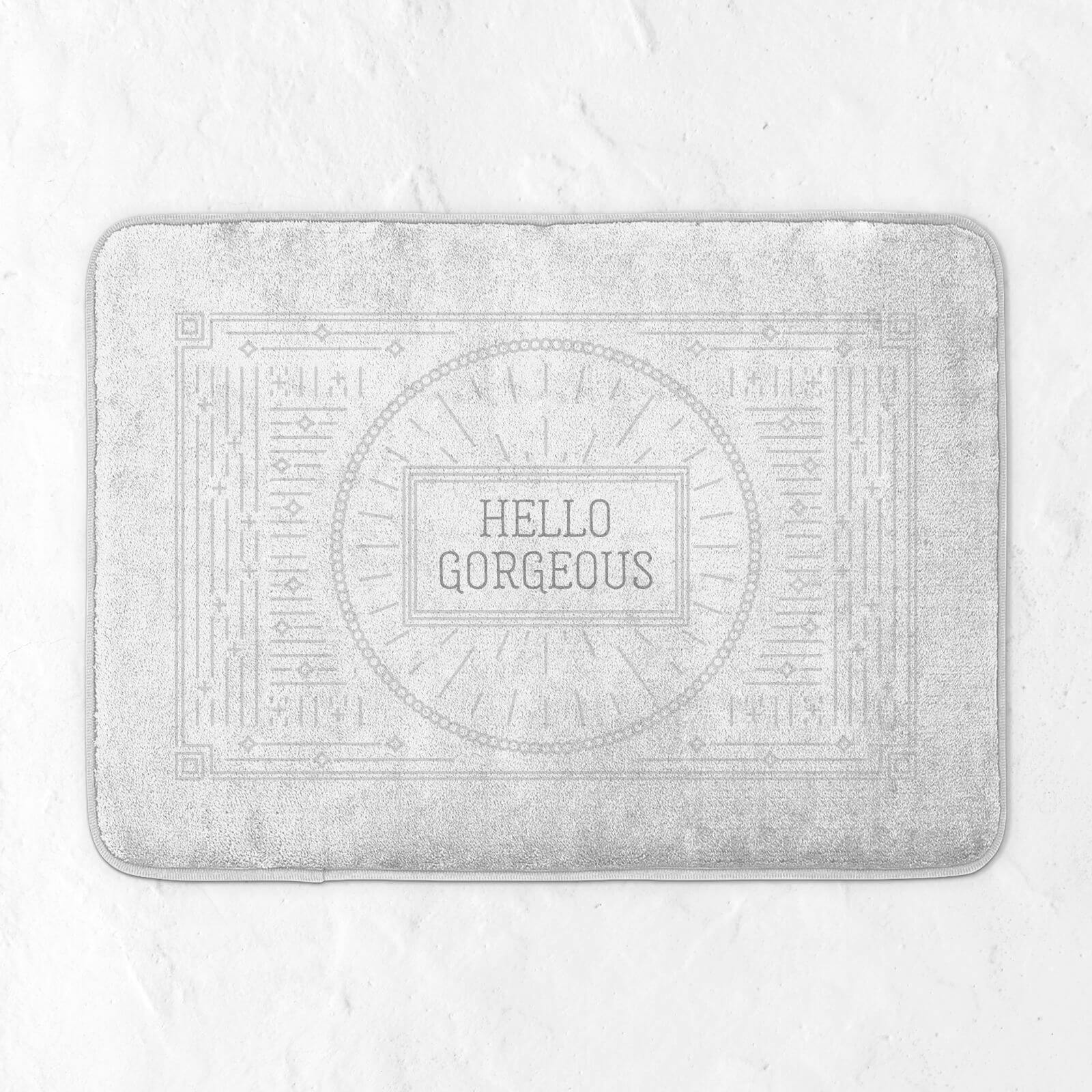 Hello Gorgeous Bath Mat