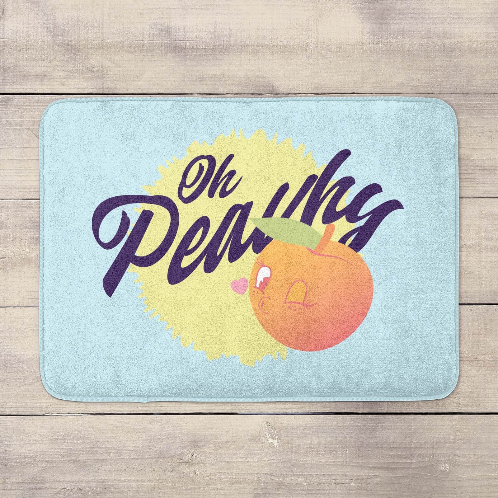 Get Peachy Character Bath Mat