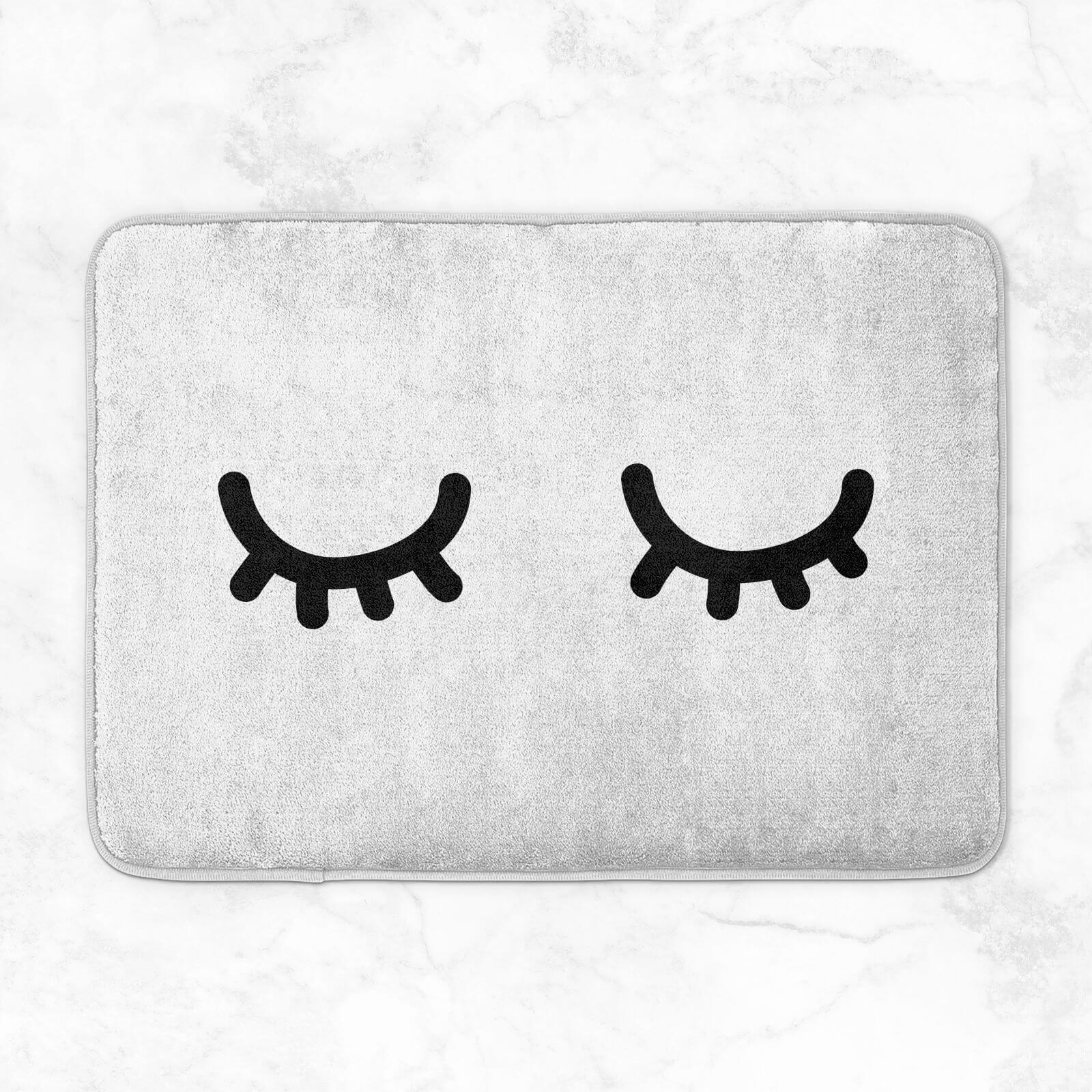 Eyelashes Bath Mat