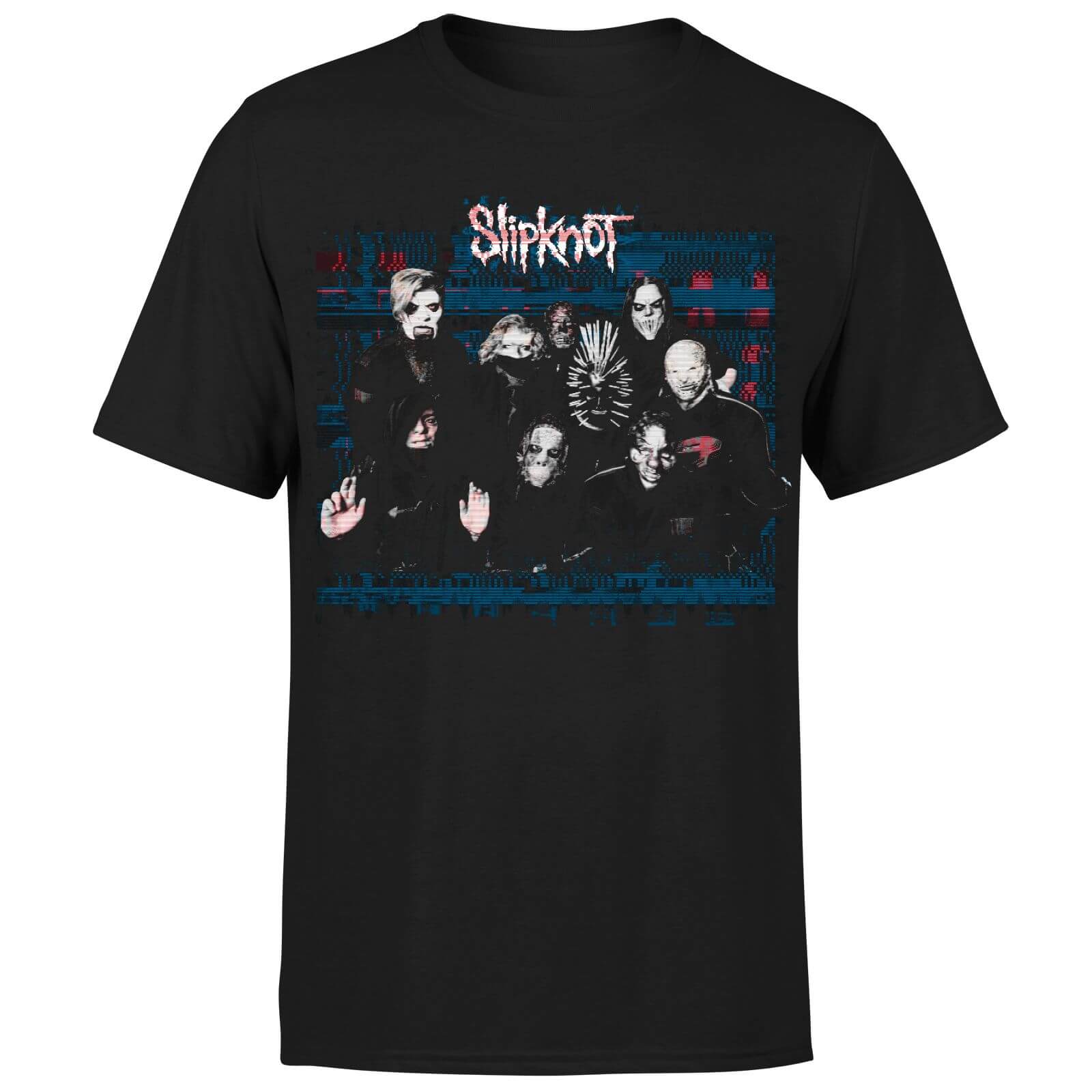 Slipknot Glitch T-Shirt - Black - M - Black