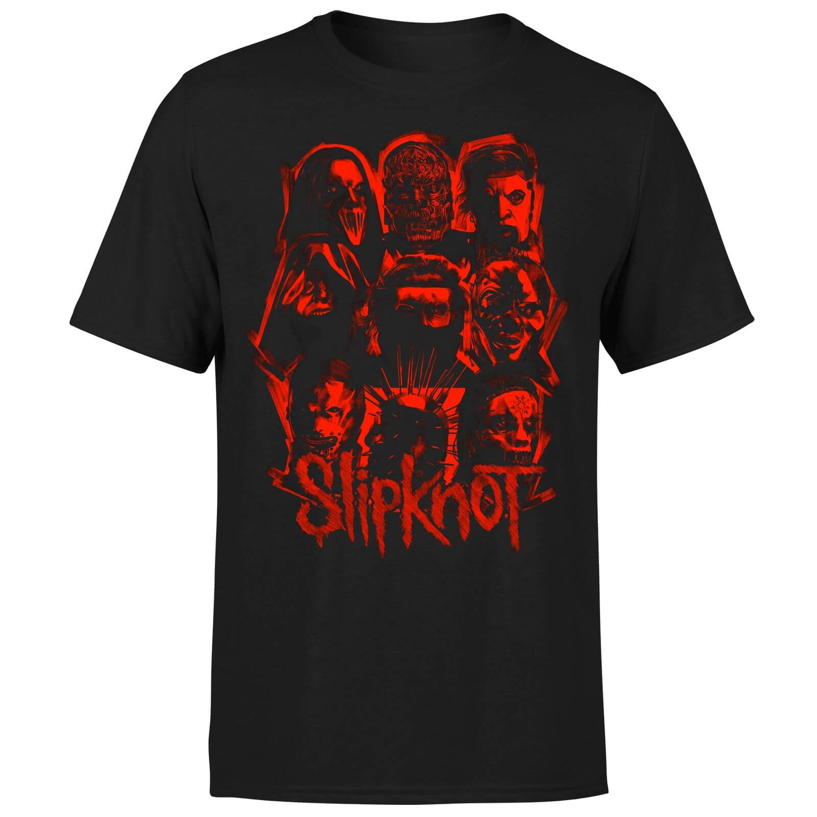 Slipknot Patch T-Shirt - Black - M - Black