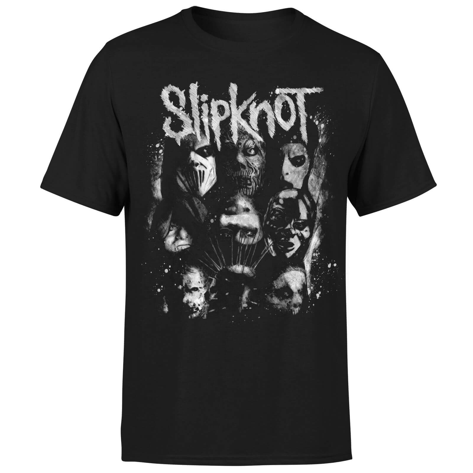 Slipknot Splatter T-Shirt - Black - M - Black