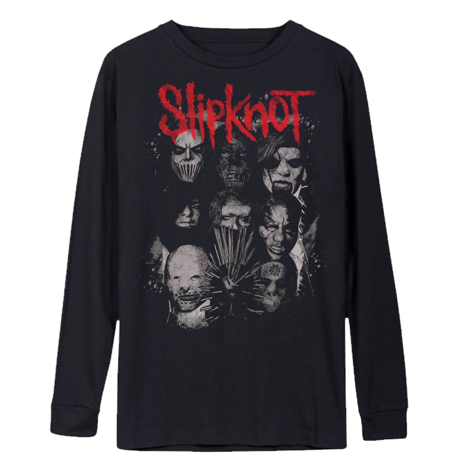 Slipknot We Are Not Your Kind Long Sleeve T-Shirt - Black - M - Black