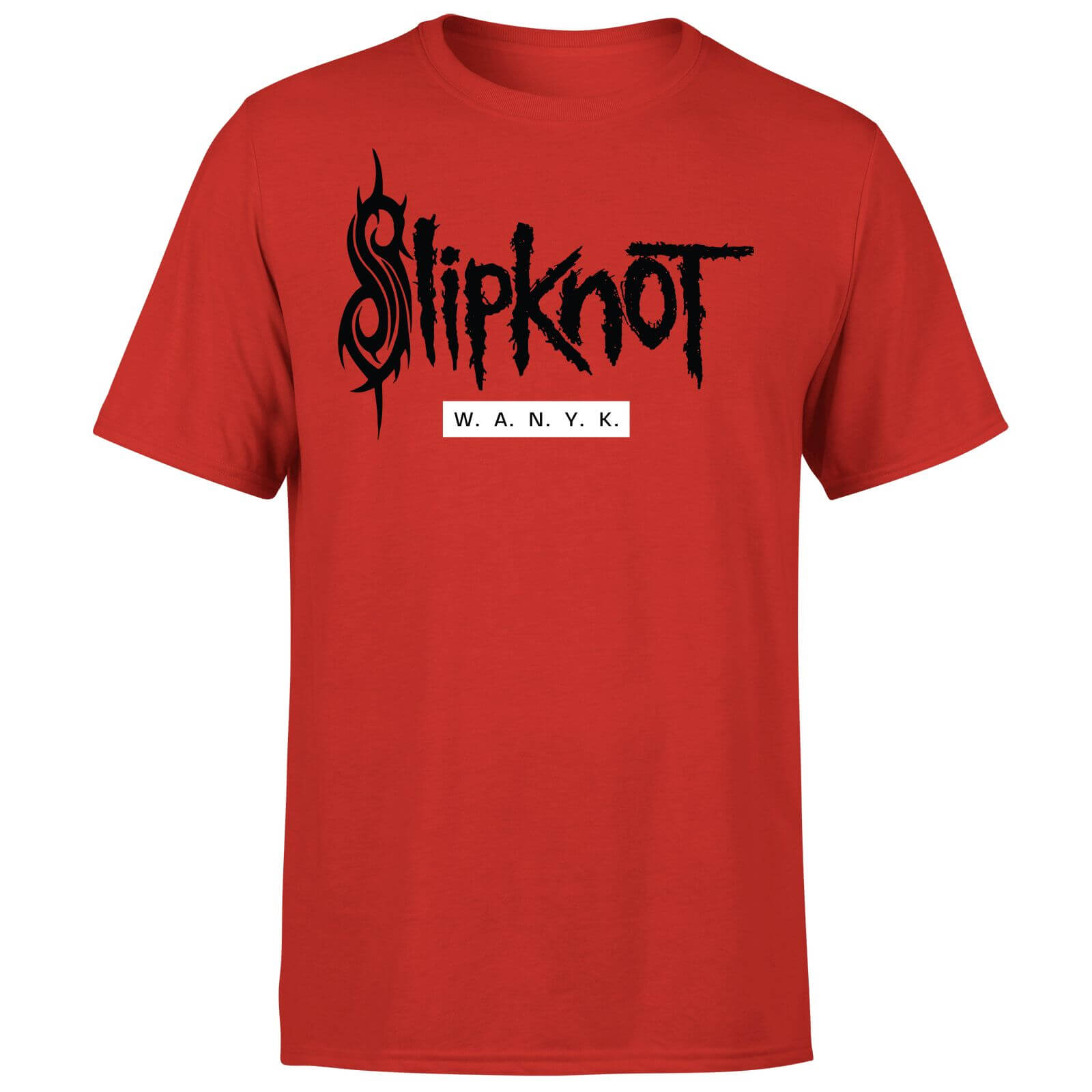 Slipknot W.A.N.Y.K T-Shirt - Red - M - Red