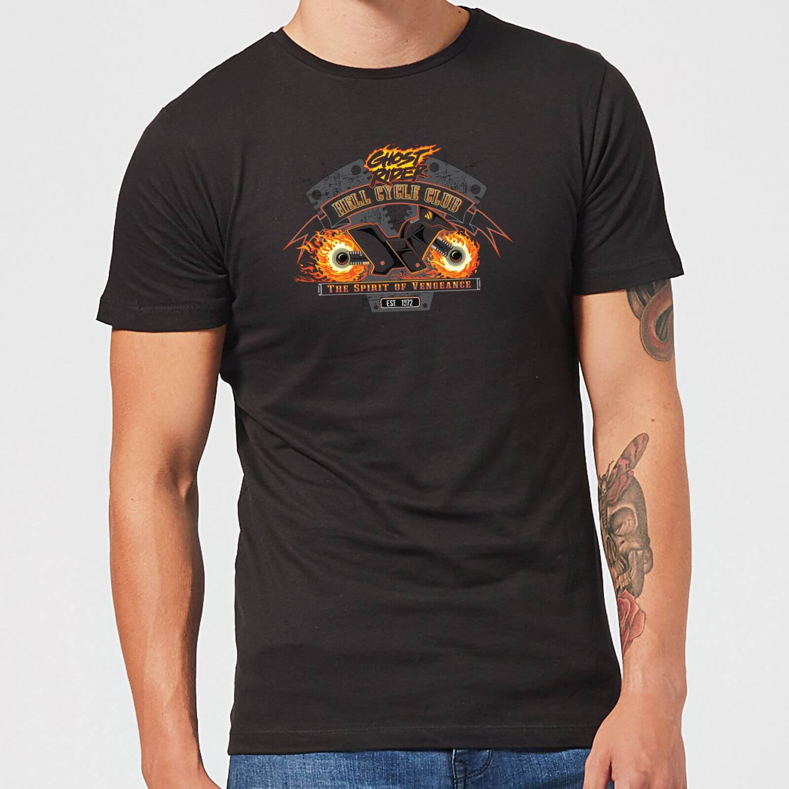 

Marvel Ghost Rider Hell Cycle Club T-Shirt Uomo - Nero - XXL