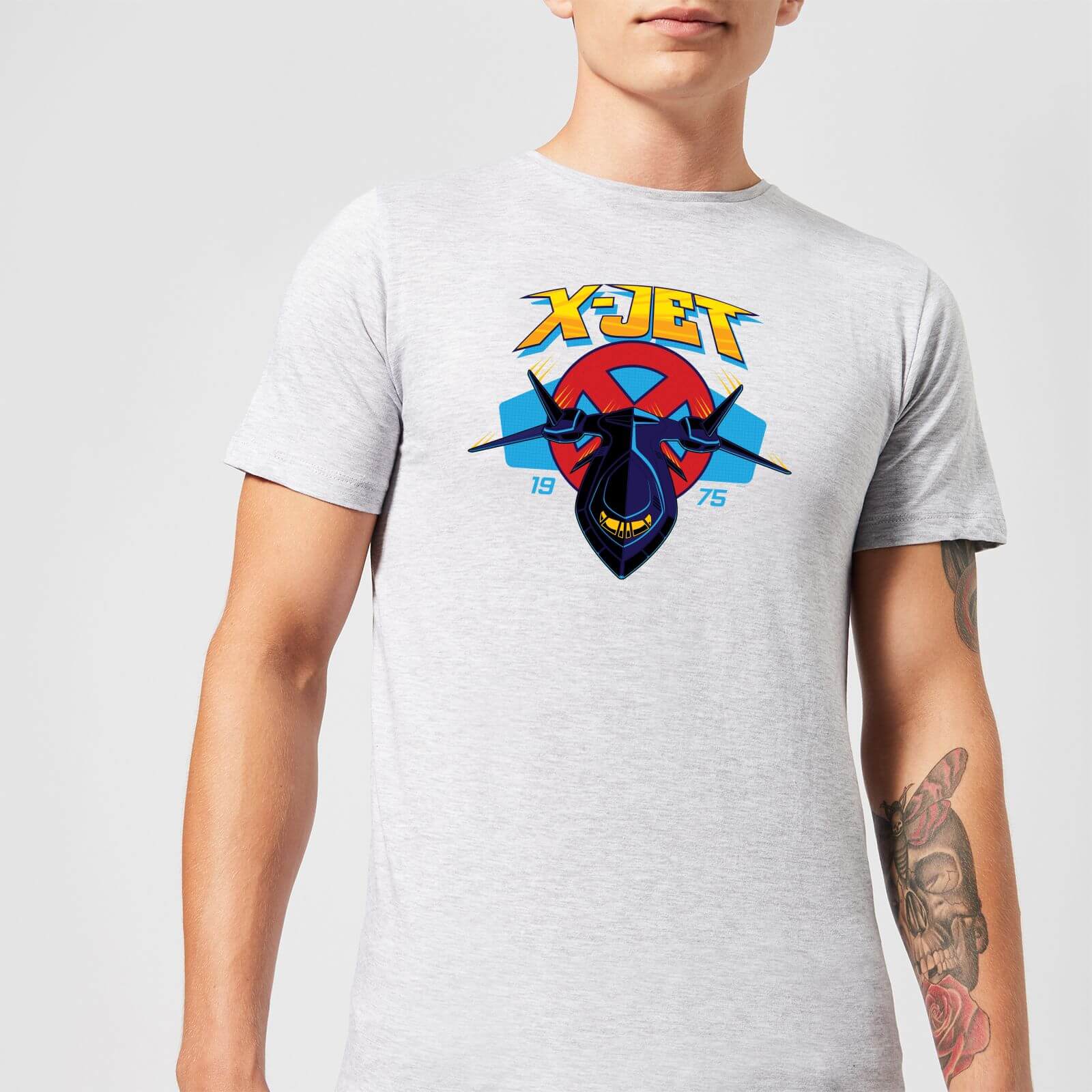 

Marvel X-Men X-Jet Men's T-Shirt - Grey - S