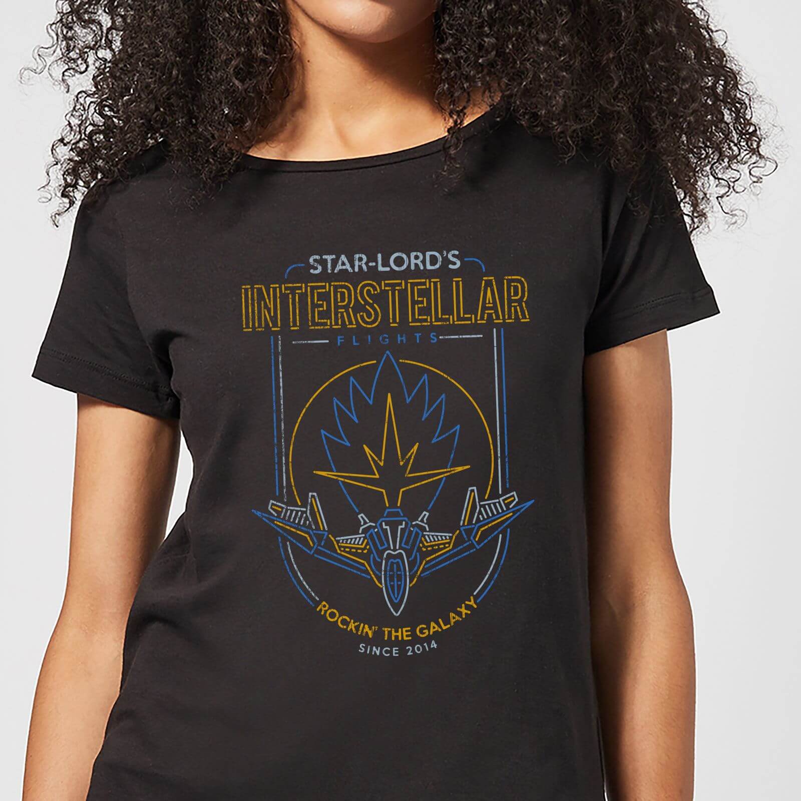 

Marvel Guardians Of The Galaxy Interstellar Flights T-Shirt Donna - Nero - 5XL