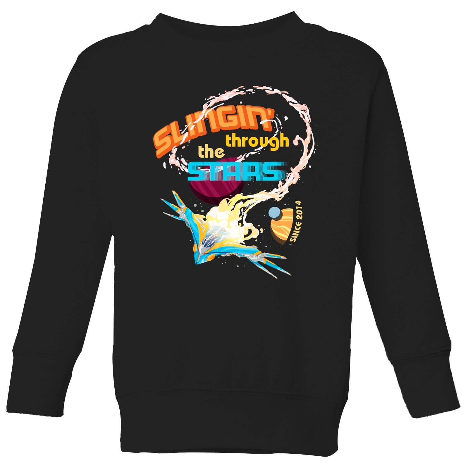 Marvel Guardians Of The Galaxy Milano Stars Kids' Sweatshirt - Black - 7-8 Years