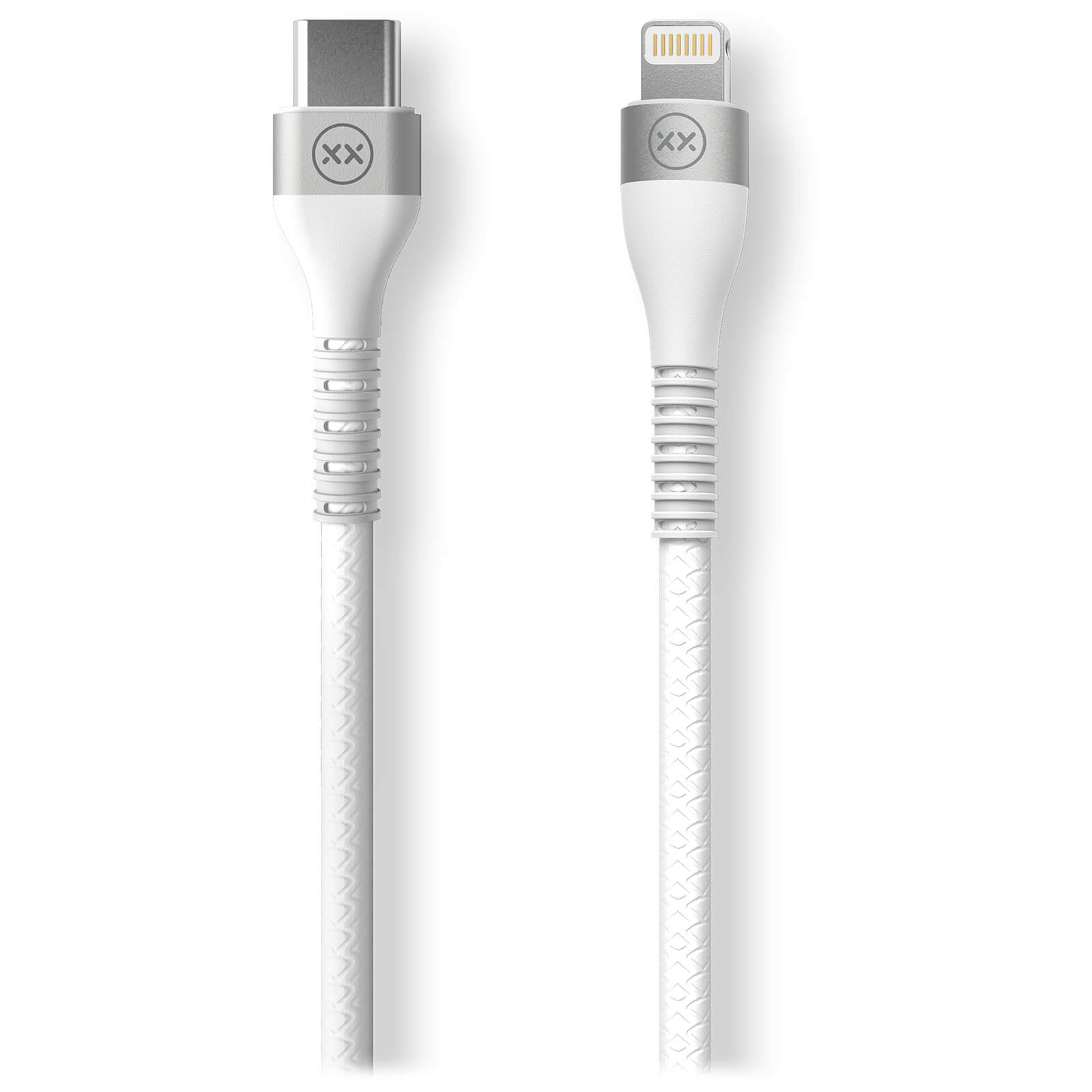Mixx 1.2 Meter - Type-C to Lightning - MFI Version to Support 30 Watts - White