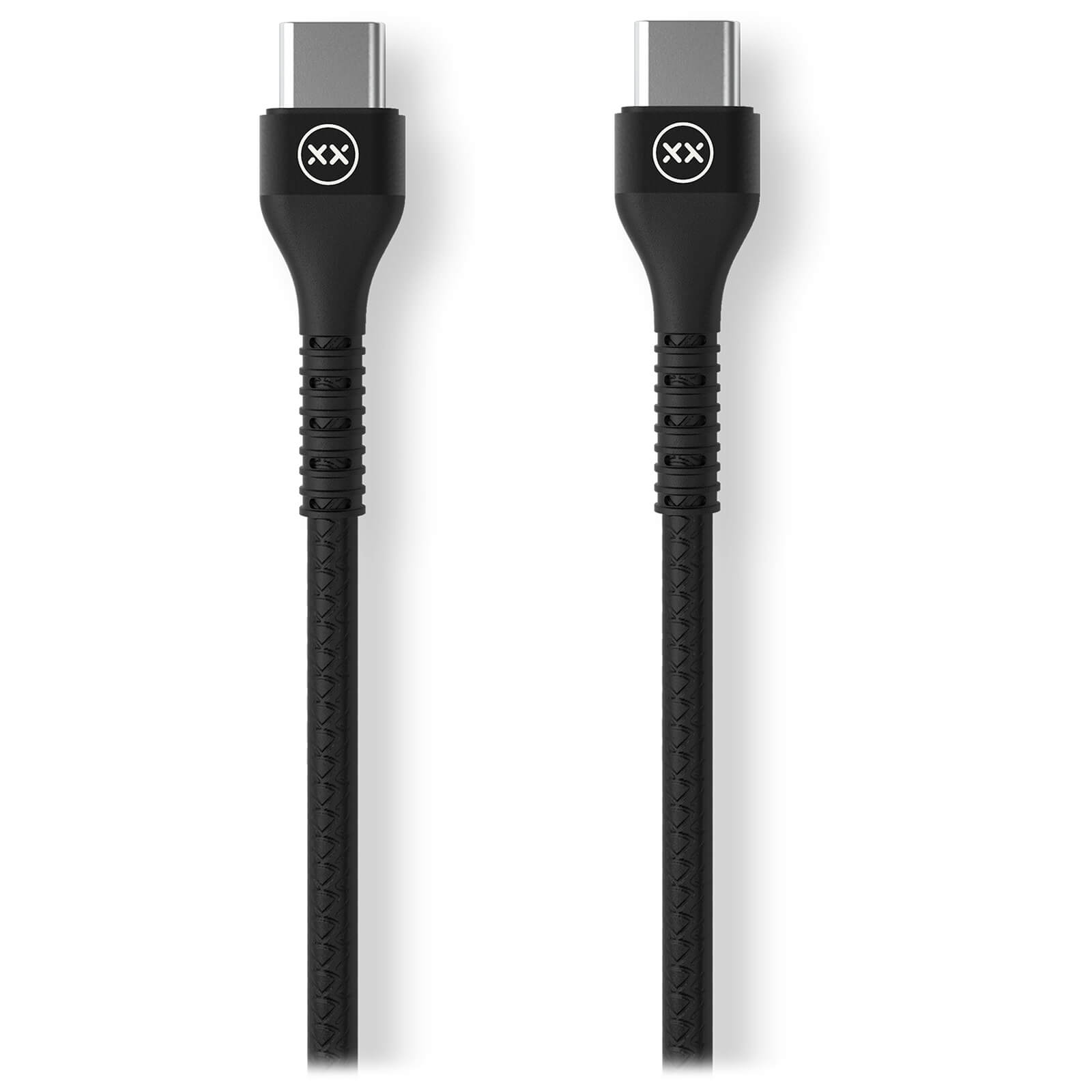 Mixx 1.2 Meter - Type-C to Type-C (Supports 60W PD) - Black