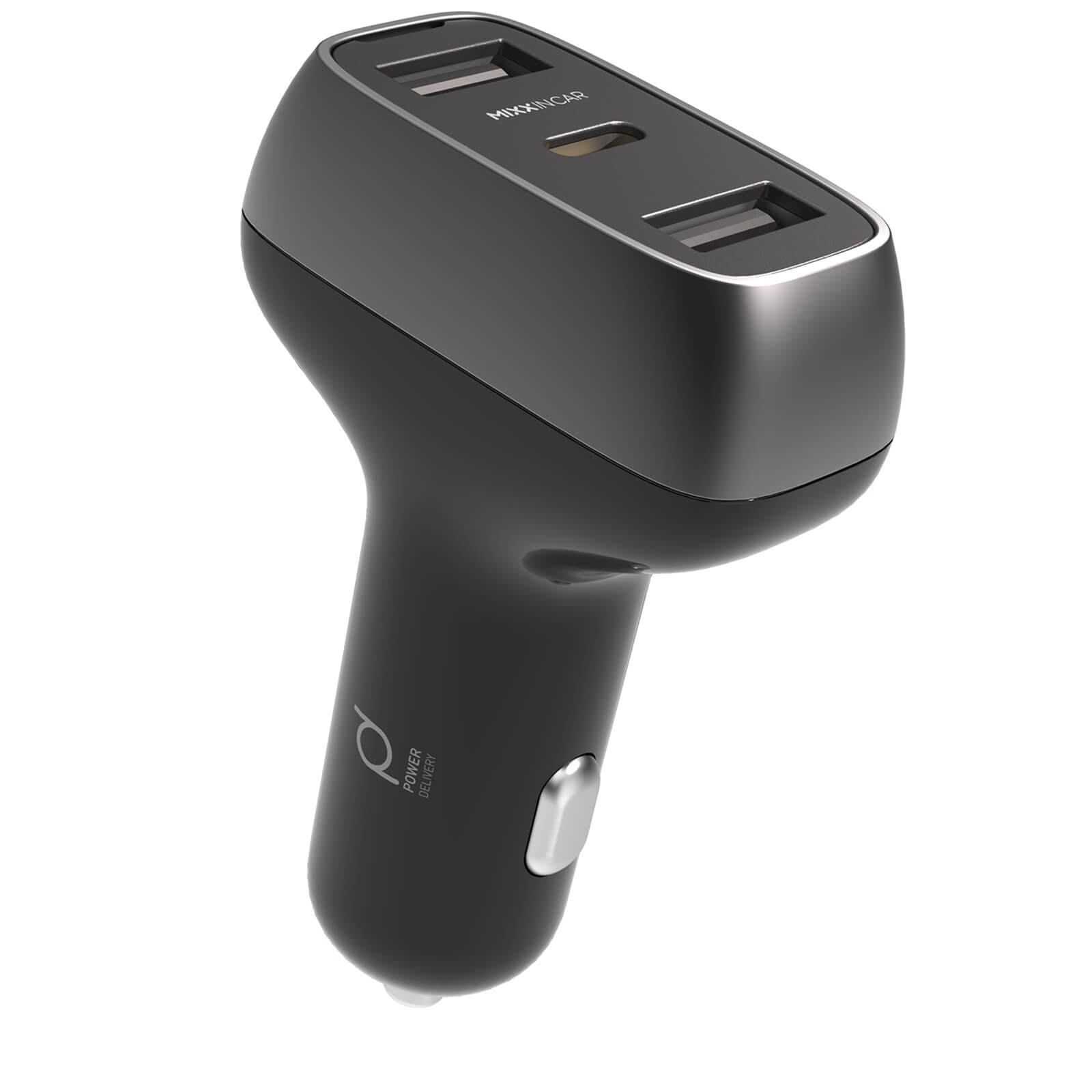 Mixx 3 Port In-Car Charger with QC3 and PD