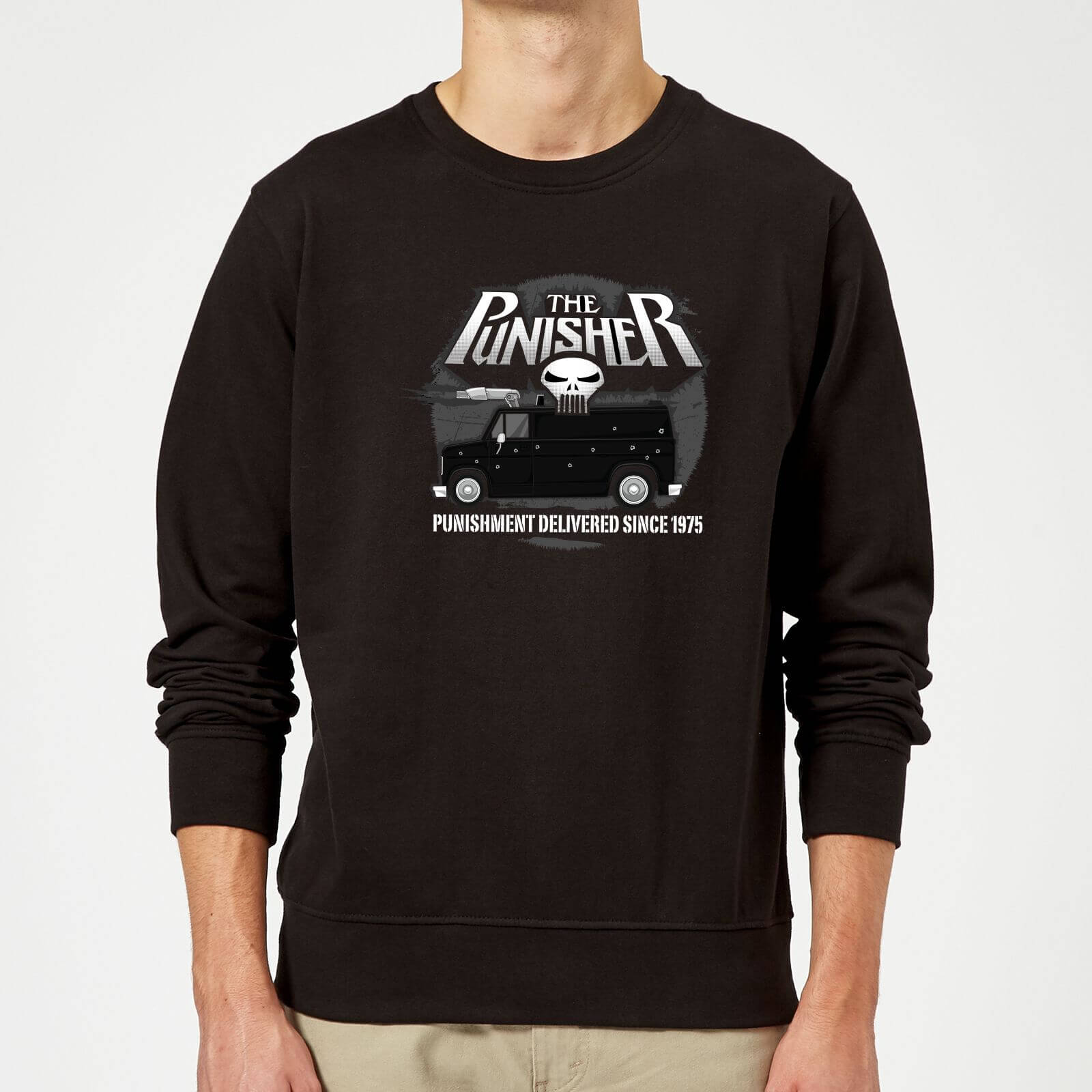 

Felpa Marvel The Punisher Battle Van - Nero - L