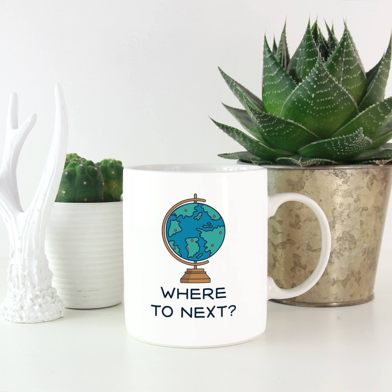 Globe Where To Next? Mug