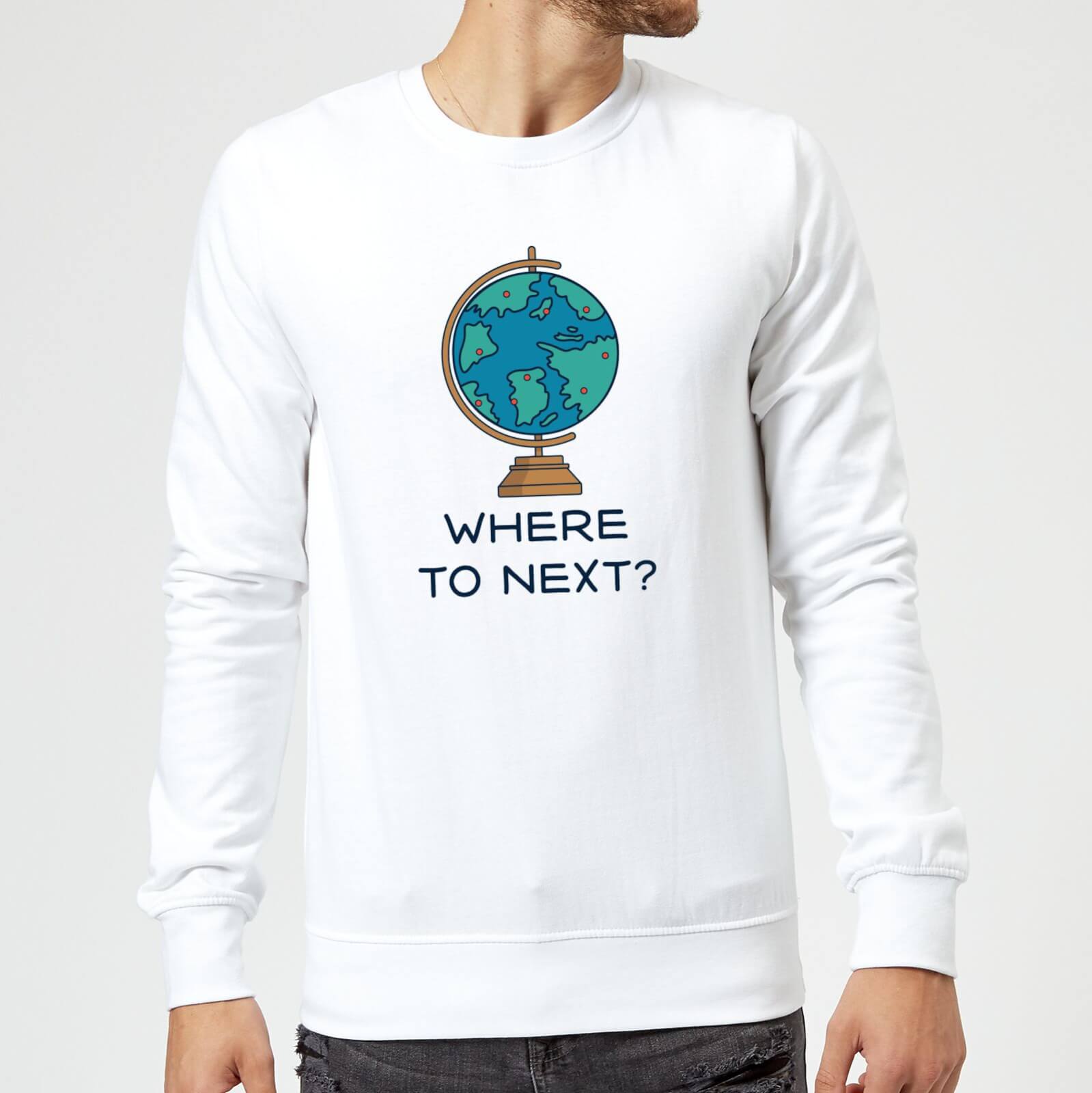 Globe Where To Next? Sweatshirt - White - S - White