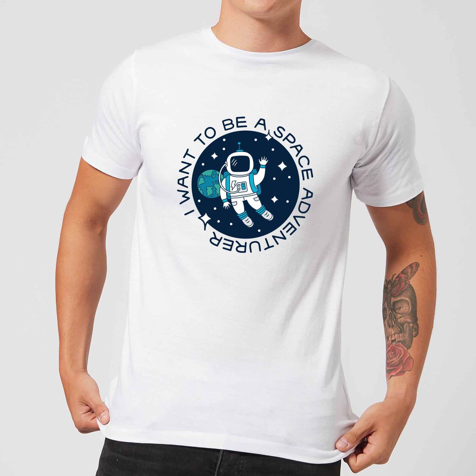 I Want To Be A Space Adventurer Men's T-Shirt - White - S - White