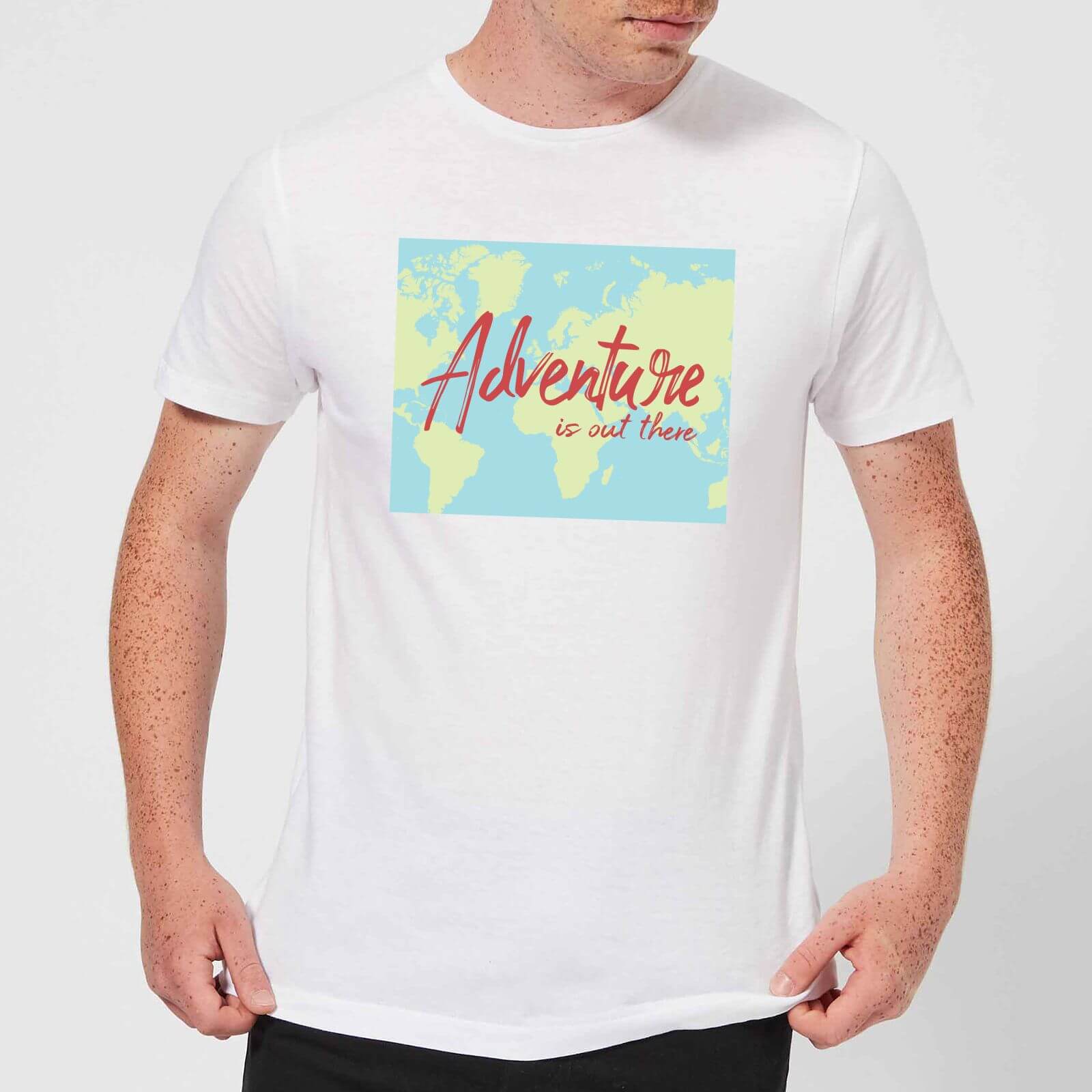 Adventure Is Out There Men's T-Shirt - White - S - White