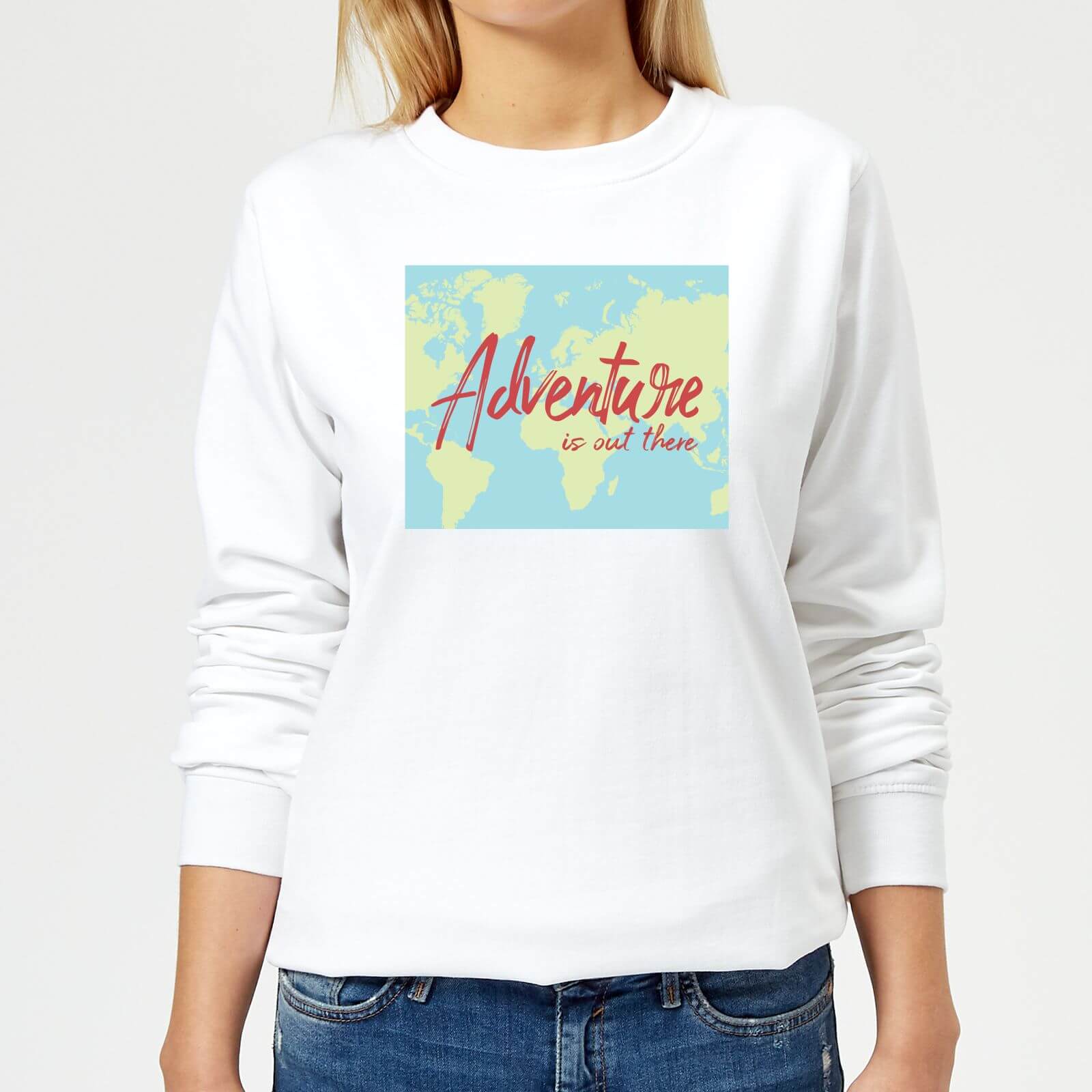 Adventure Is Out There Women's Sweatshirt - White - XS - White