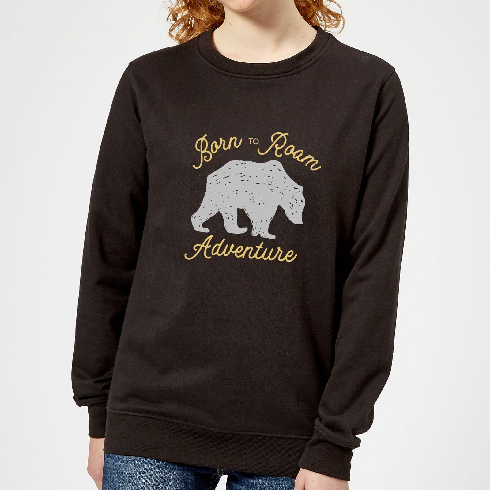 Adventure Born To Roam Women's Sweatshirt - Black - XS - Black