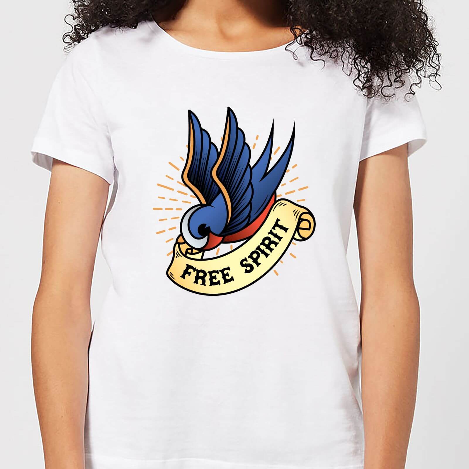 Swallow Free Spirit Women's T-Shirt - White - S - White