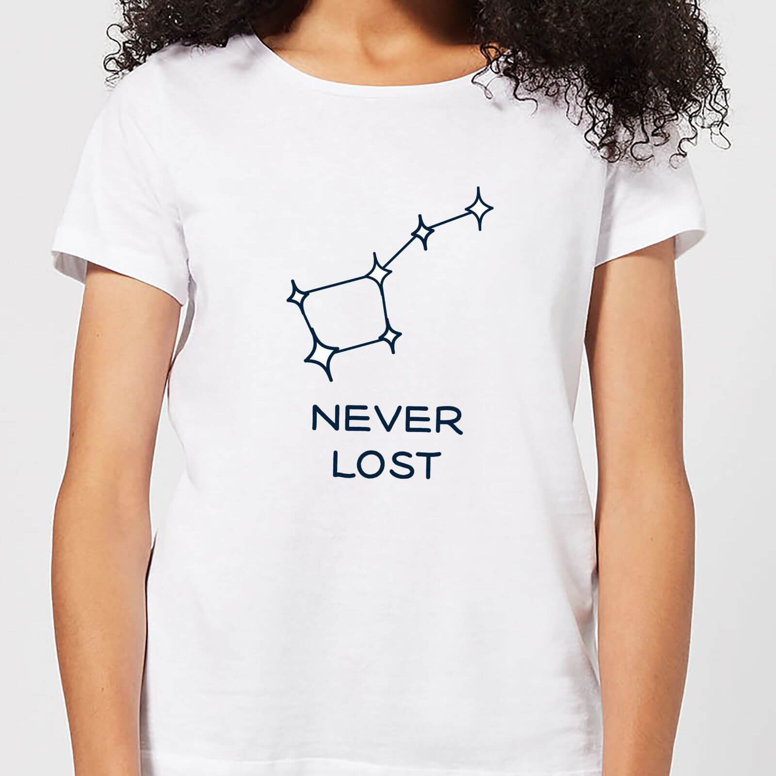 Little Dipper Constellation Never Lost Women's T-Shirt - White - S - White
