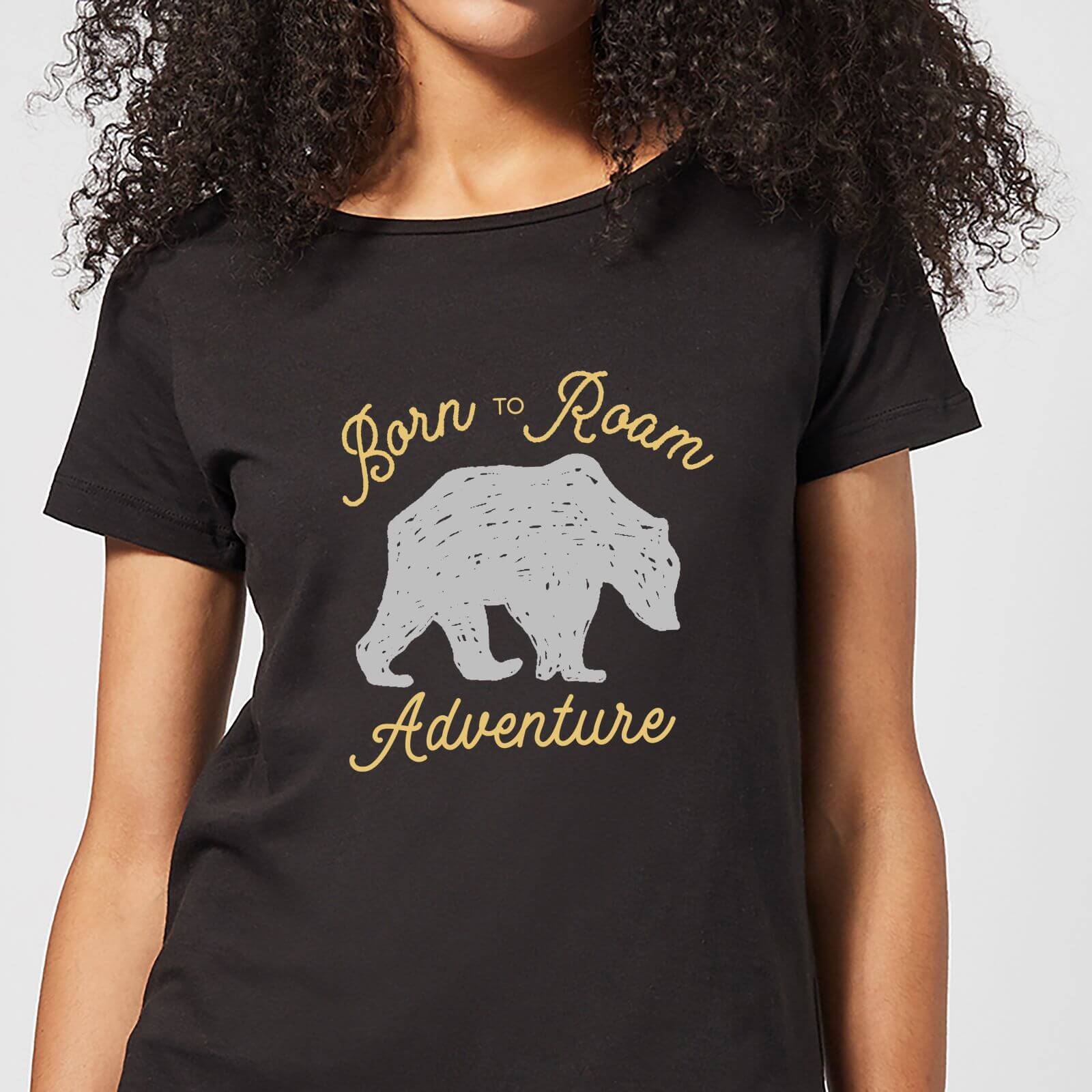 Adventure Born To Roam Women's T-Shirt - Black - S - Black
