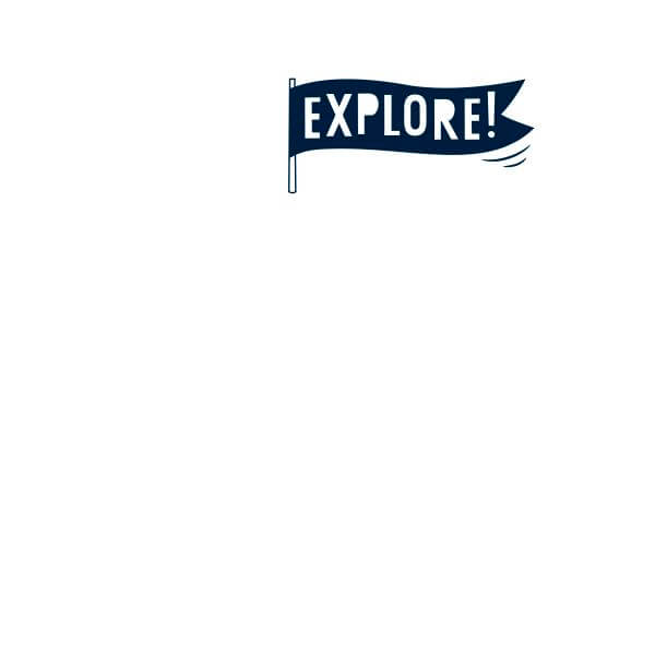 Explore! Flag Pocket Print Women's T-Shirt - White - S - White