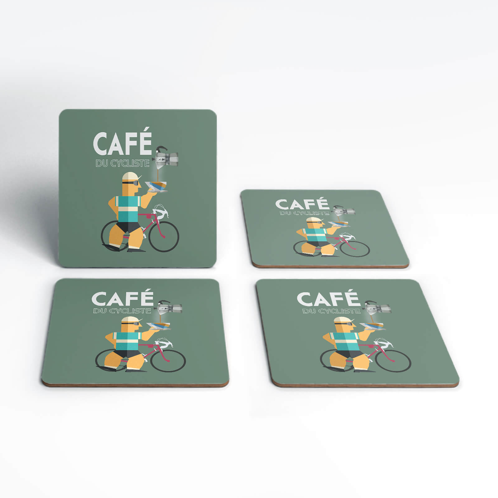 Cafe Du Cycliste Coaster Set