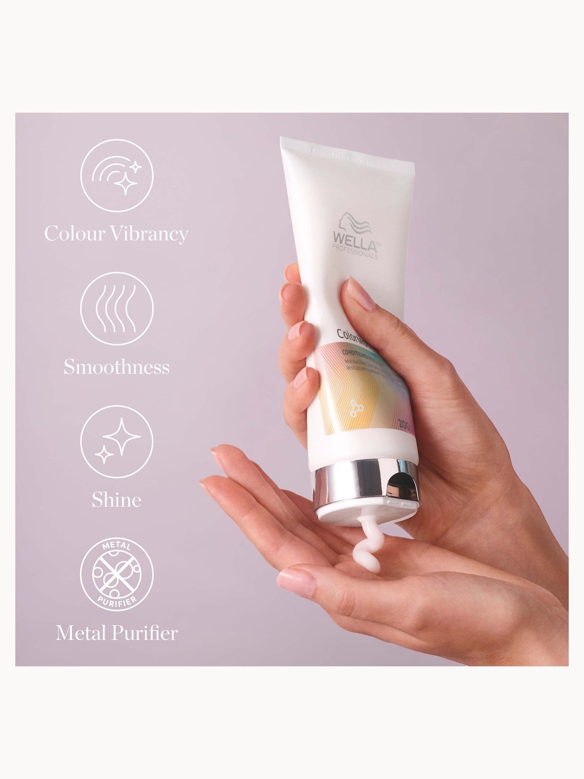 Wella Professionals Care ColorMotion+ Moisturising Colour Reflection and Protection Conditioner 200ml 4