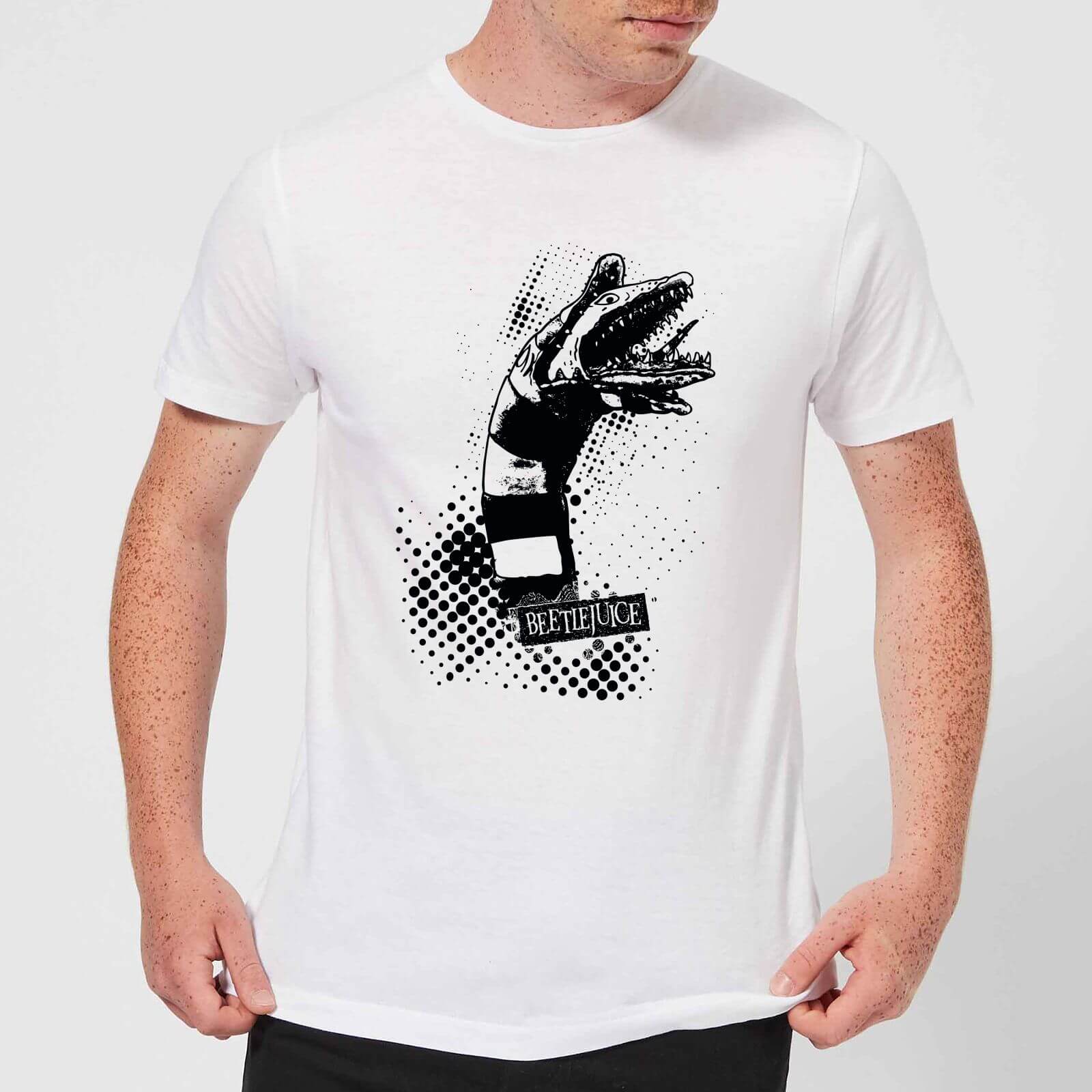 Beetlejuice Sandworm Attack Unisex T-Shirt - White - S - Blanc