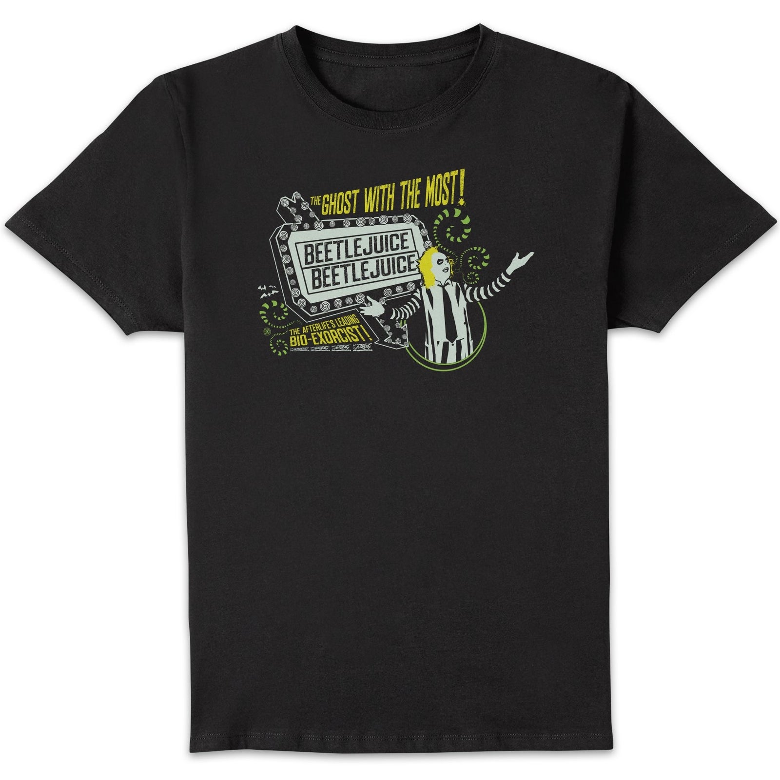 Beetlejuice The Ghost With The Most Unisex T-Shirt - Black - 5XL - Black
