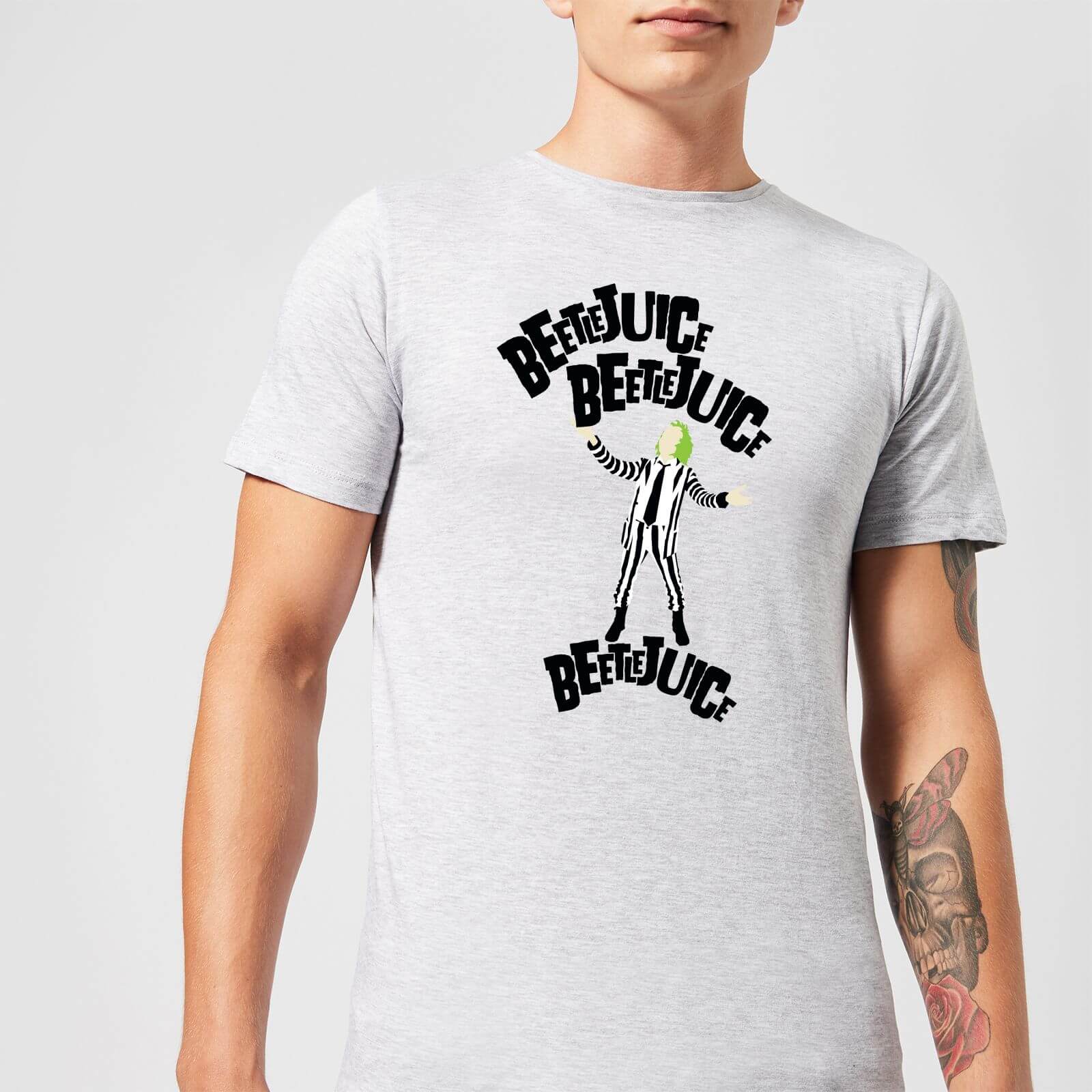 Beetlejuice Beetlejuice Beetlejuice Unisex T-Shirt - Grey - L - Grey