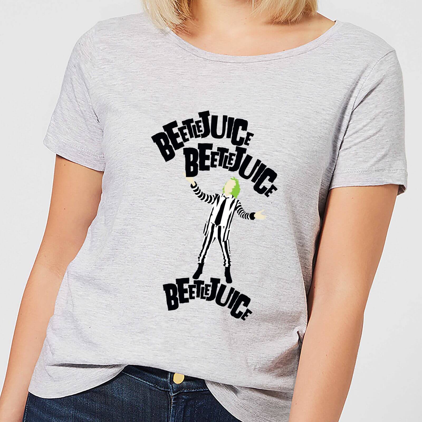 Beetlejuice Beetlejuice Beetlejuice Women's T-Shirt - Grey - XXL - Grey