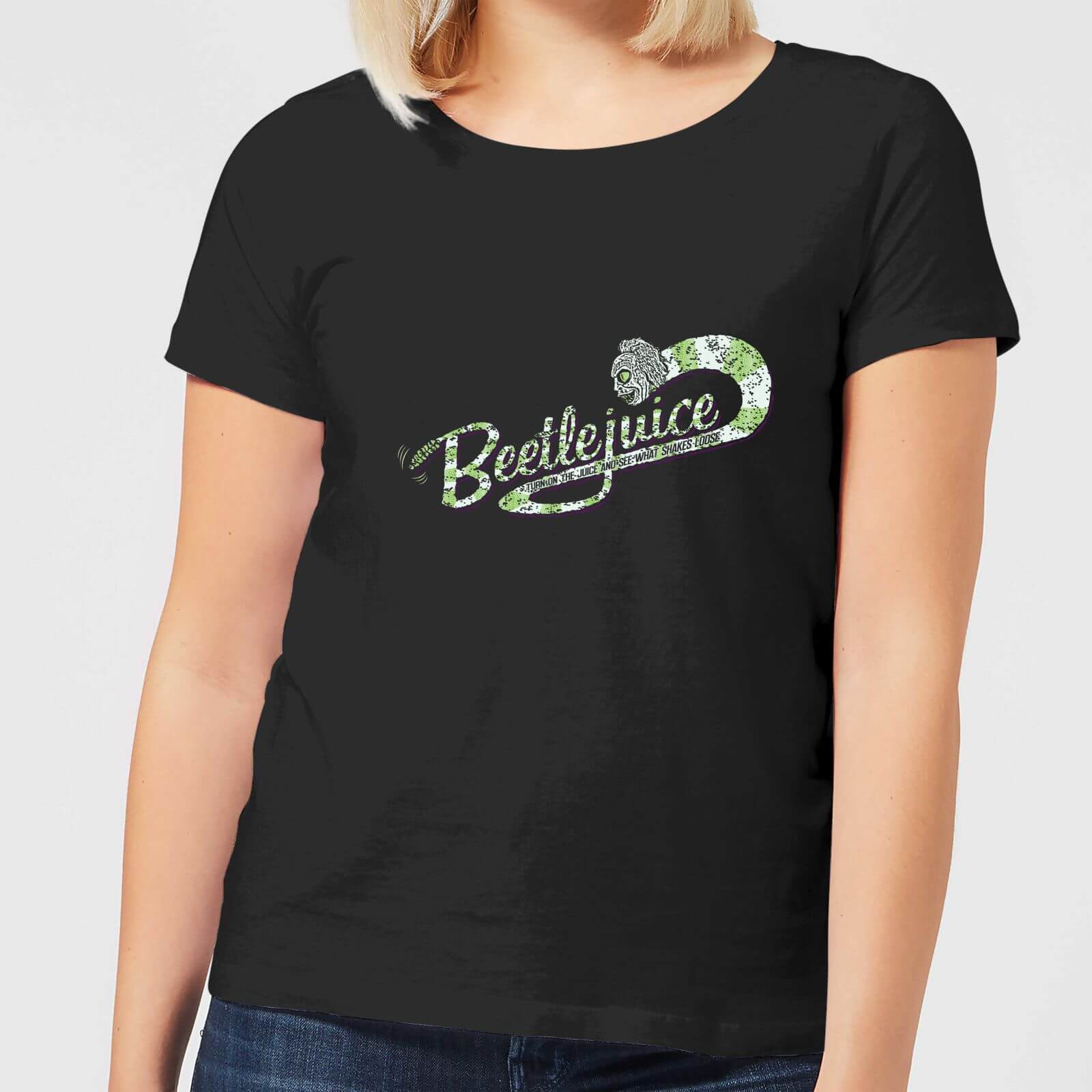 Beetlejuice Turn On The Juice Women's T-Shirt - Black - 3XL - Black