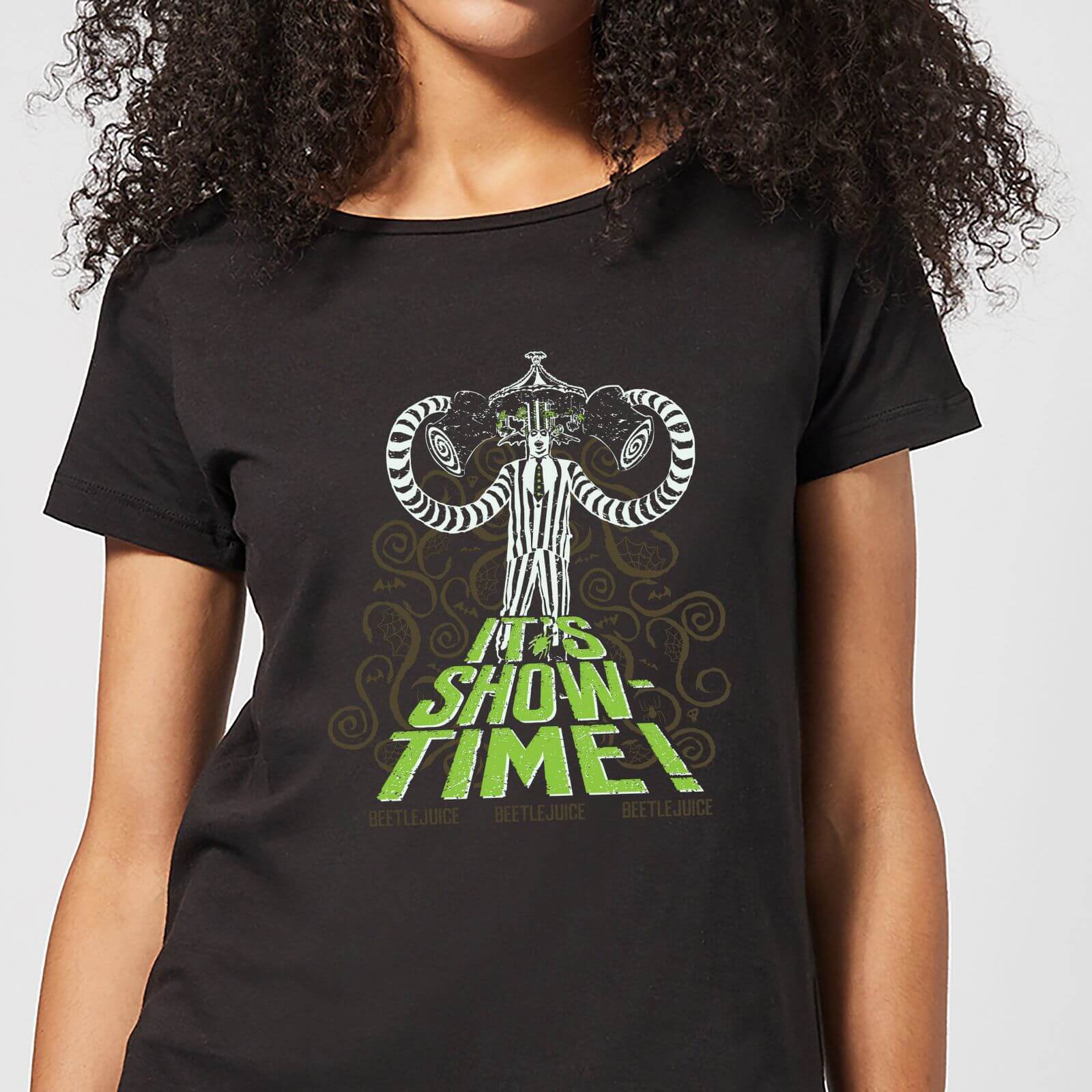 Beetlejuice It's Show-Time Women's T-Shirt - Black - S - Black
