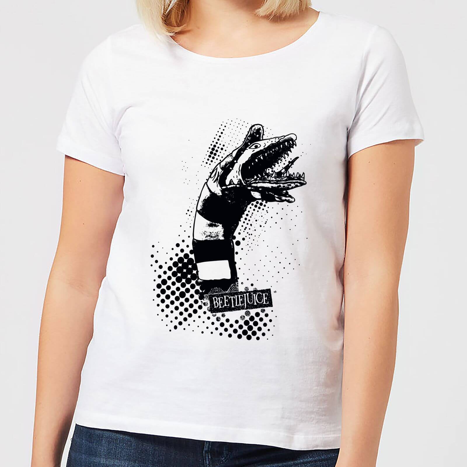 Beetlejuice Sandworm Attack Women's T-Shirt - White - 3XL - White
