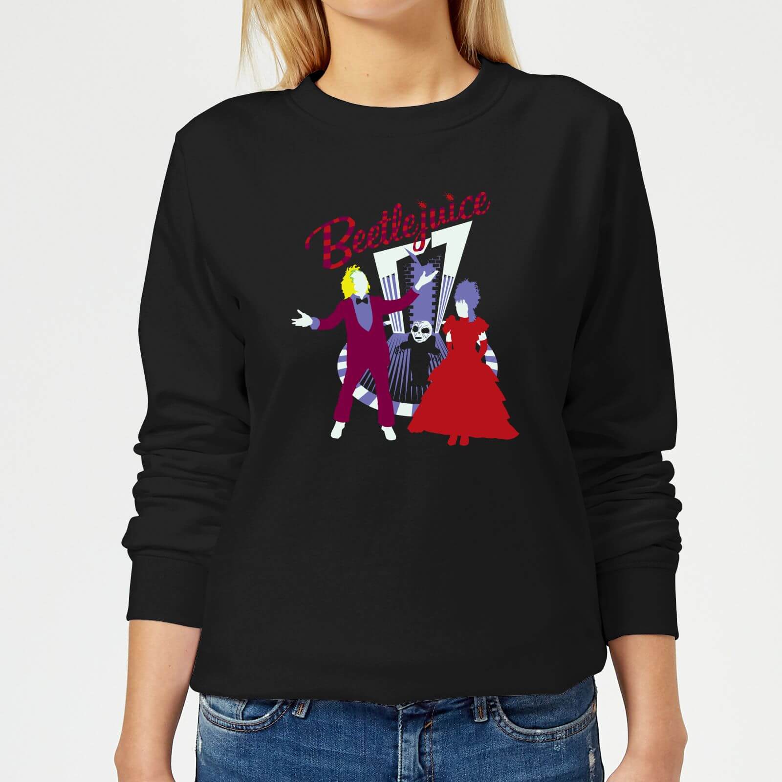 Beetlejuice Women's Sweatshirt - Black - 5XL - Black