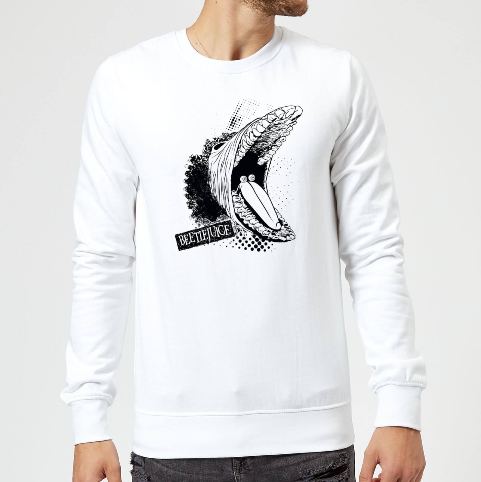 Beetlejuice Barbara Monster Sweatshirt - White - L - White